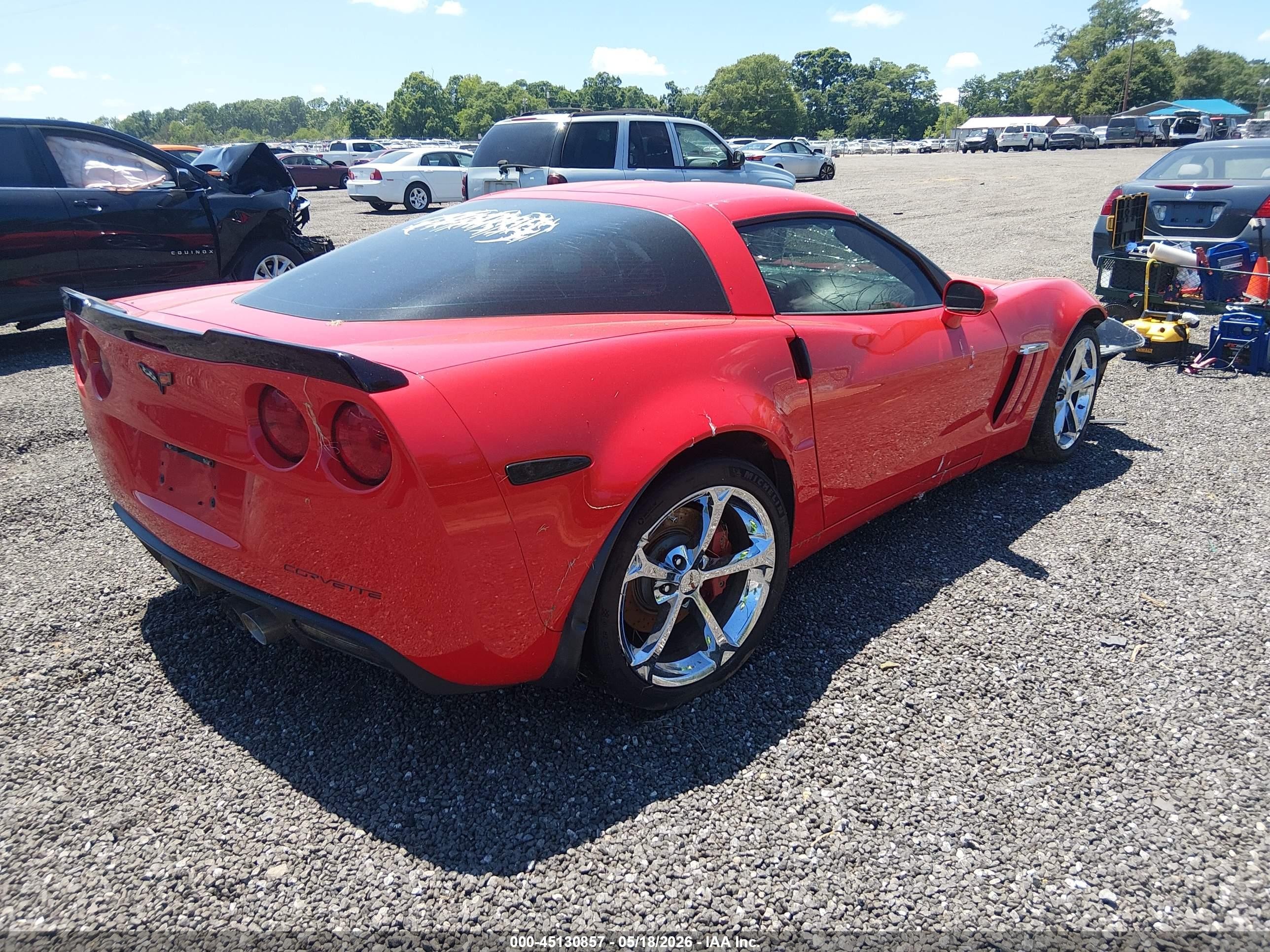 2011 Chevrolet Corvette Grand Sport Red vin: 1G1YW2DW9B5104500