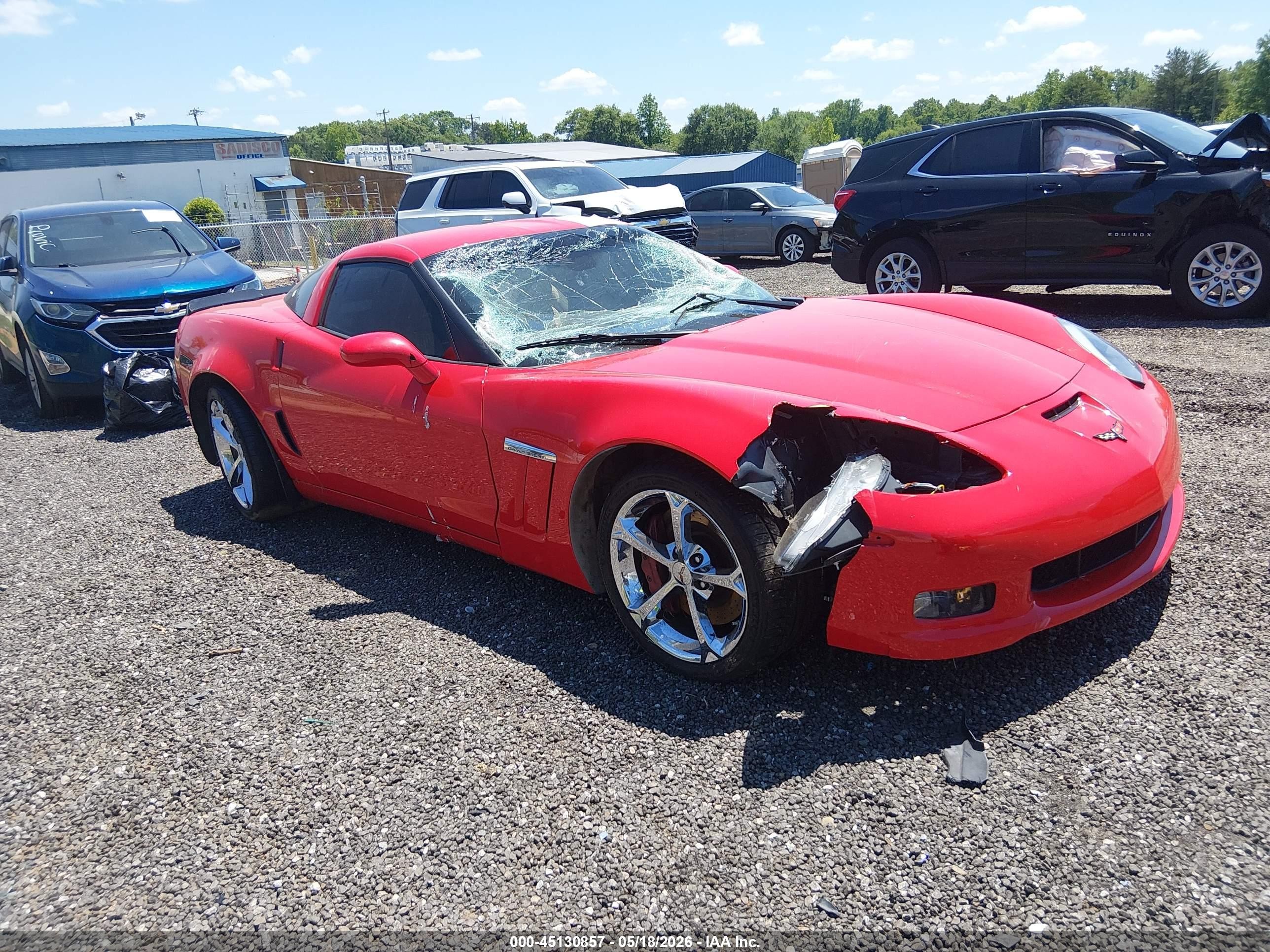 2011 Chevrolet Corvette Grand Sport Red vin: 1G1YW2DW9B5104500