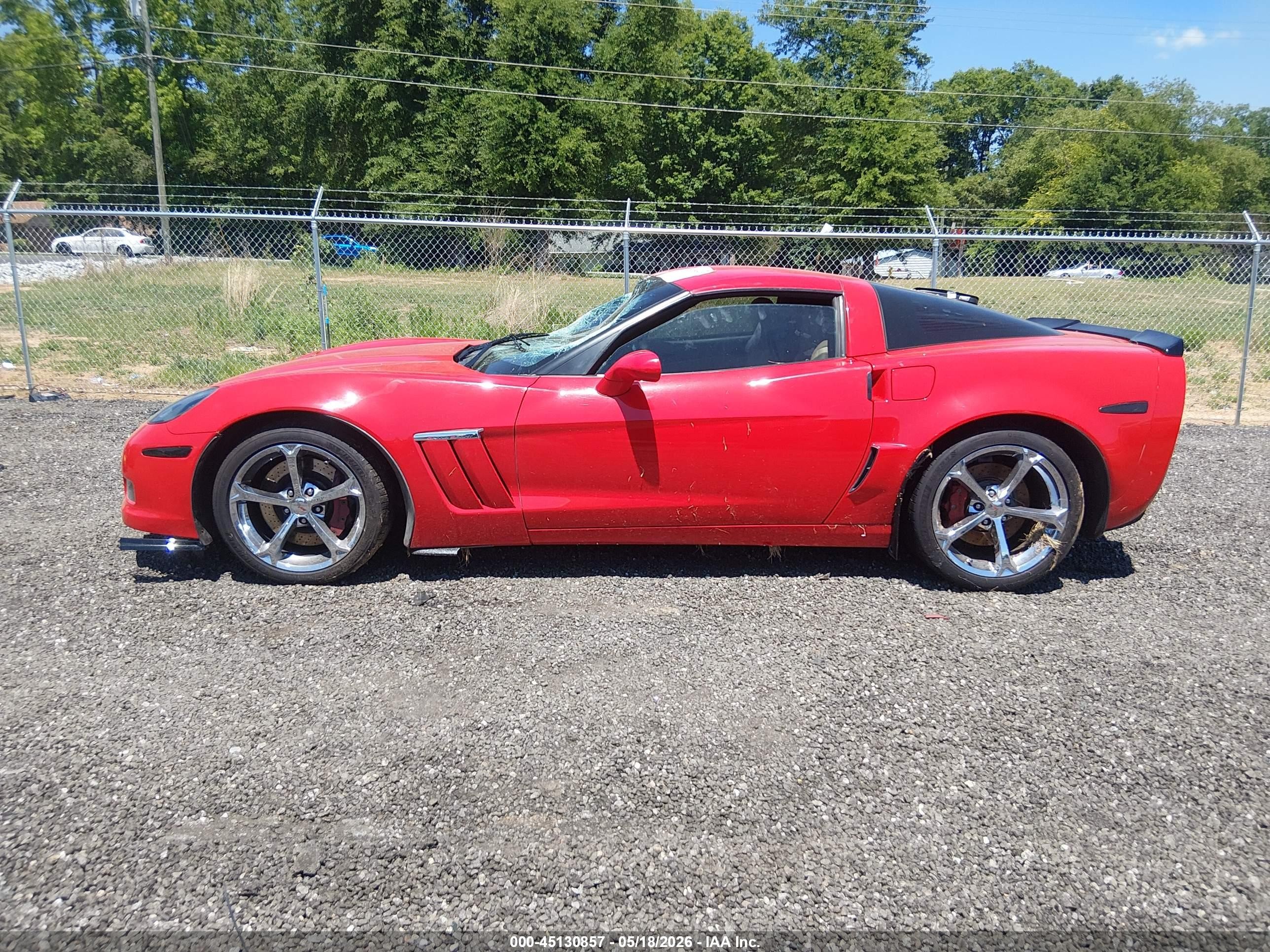 2011 Chevrolet Corvette Grand Sport Red vin: 1G1YW2DW9B5104500