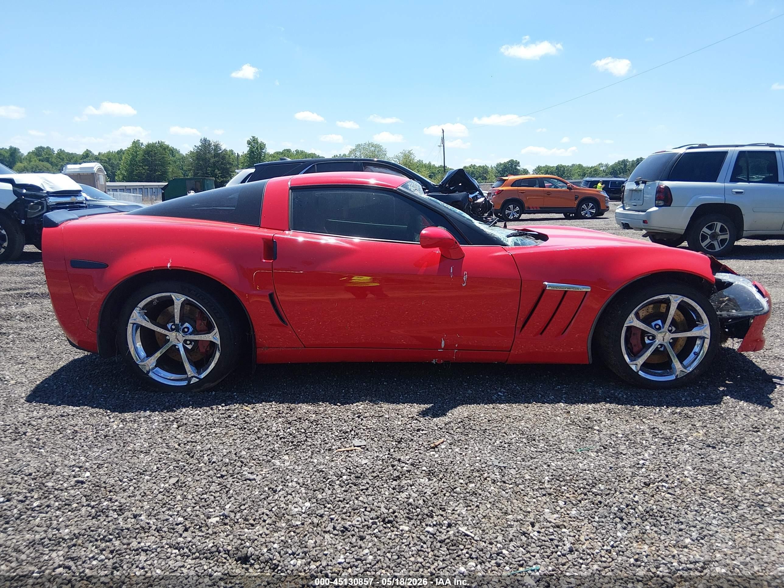 2011 Chevrolet Corvette Grand Sport Red vin: 1G1YW2DW9B5104500
