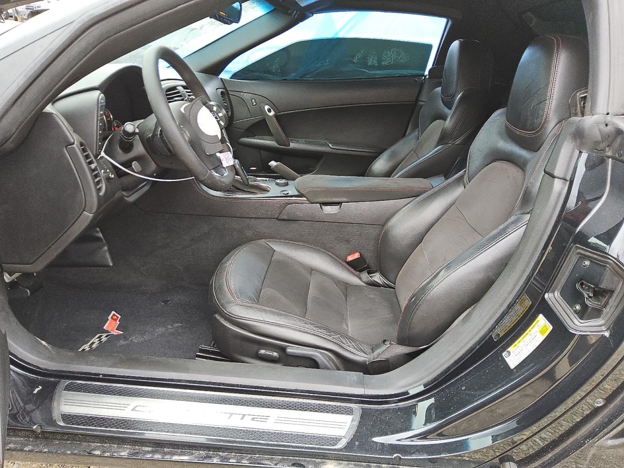 2012 Chevrolet Corvette Grand Sport Black vin: 1G1YW3DW1C5106460 Damage: Airbag - Front Left, Deployed, Replacement Required