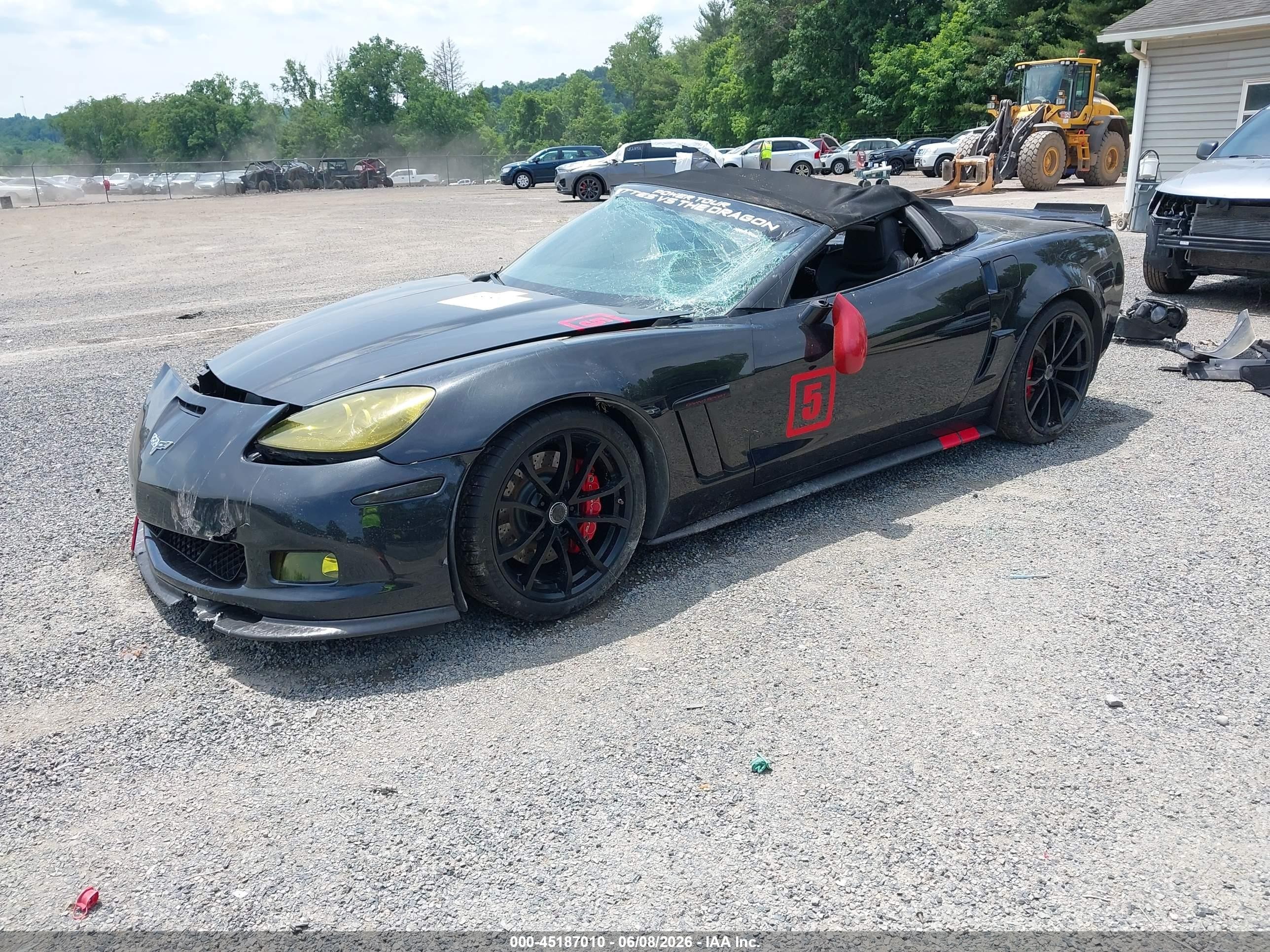 2012 Chevrolet Corvette Grand Sport Black vin: 1G1YW3DW9C5109199