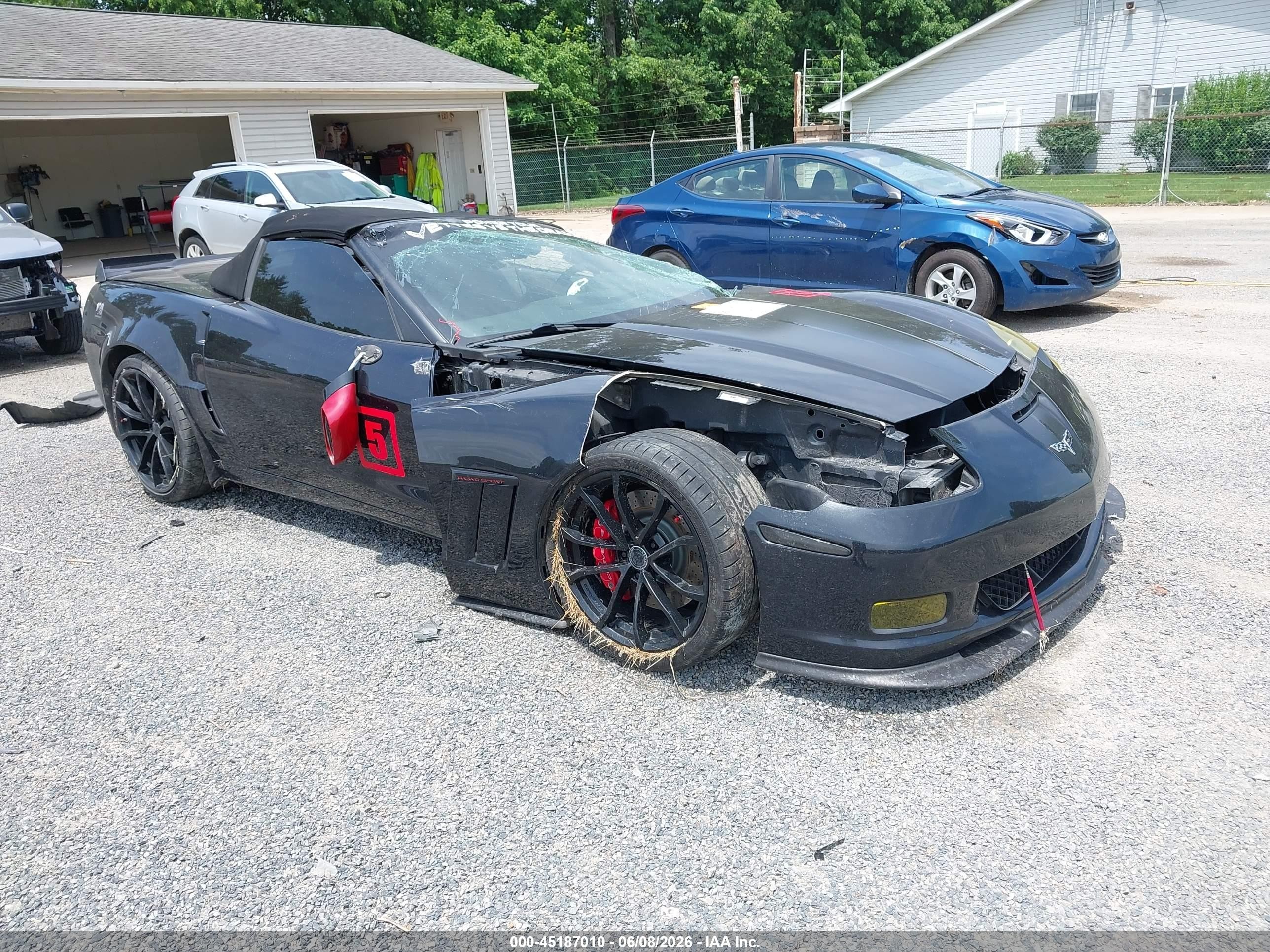 2012 Chevrolet Corvette Grand Sport Black vin: 1G1YW3DW9C5109199