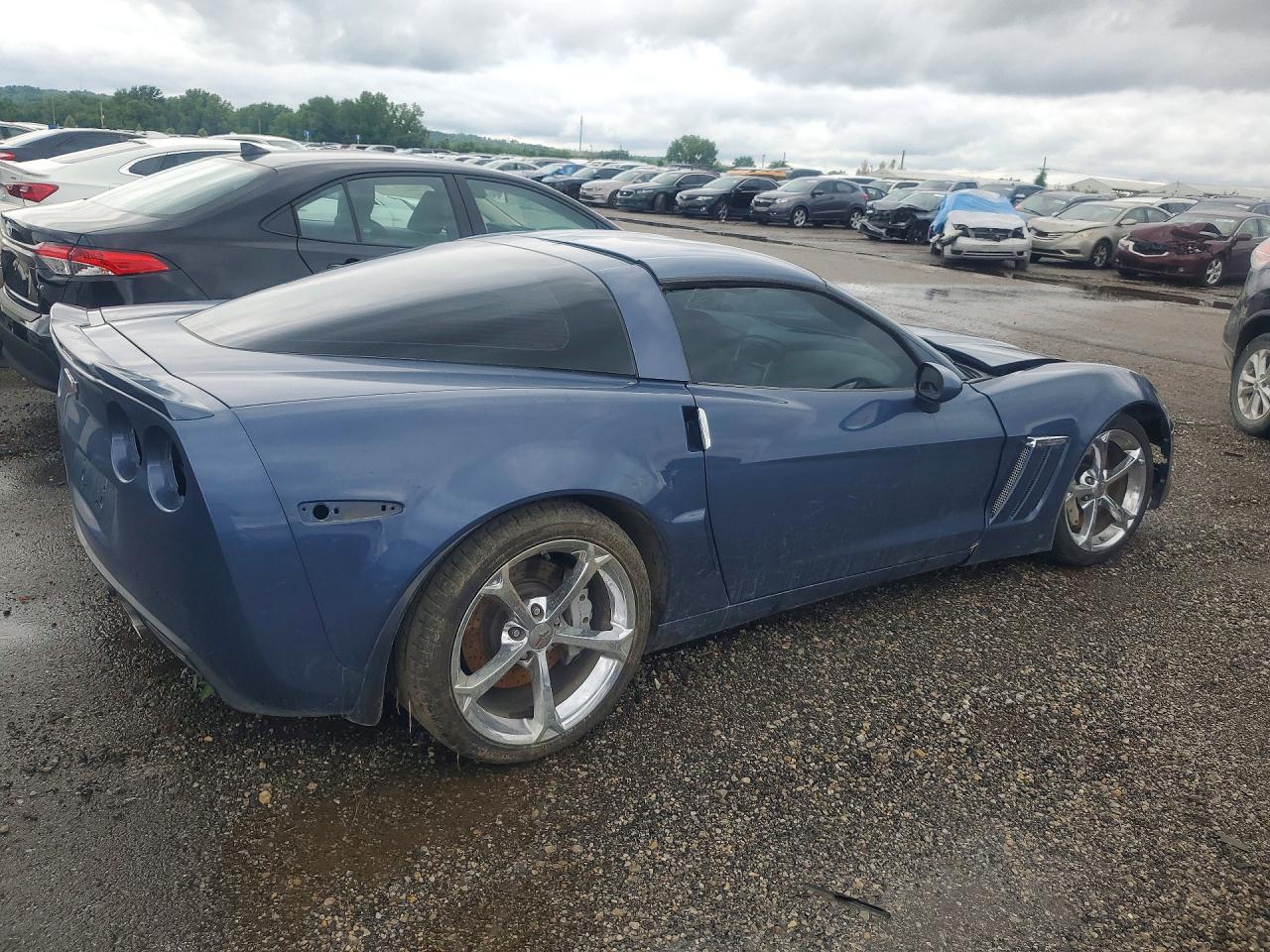 2011 Chevrolet Corvette Grand Sport Blue vin: 1G1YX2DW5B5104927