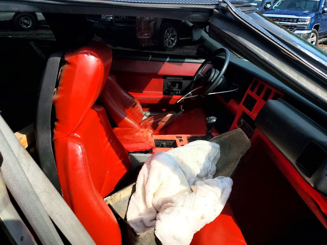 1985 Chevrolet Corvette Черный vin: 1G1YY0780F5112387