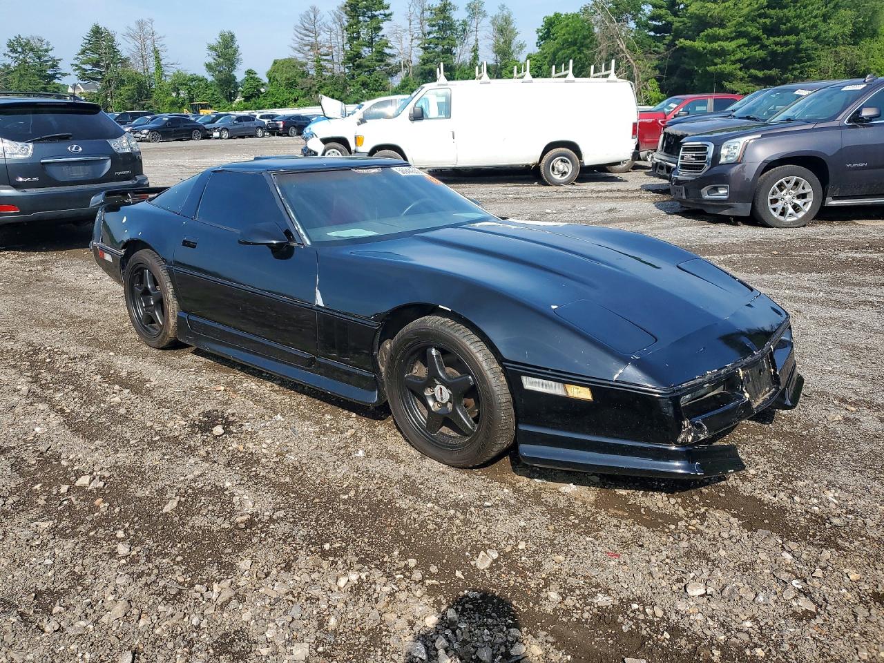 1985 Chevrolet Corvette Черный vin: 1G1YY0780F5112387
