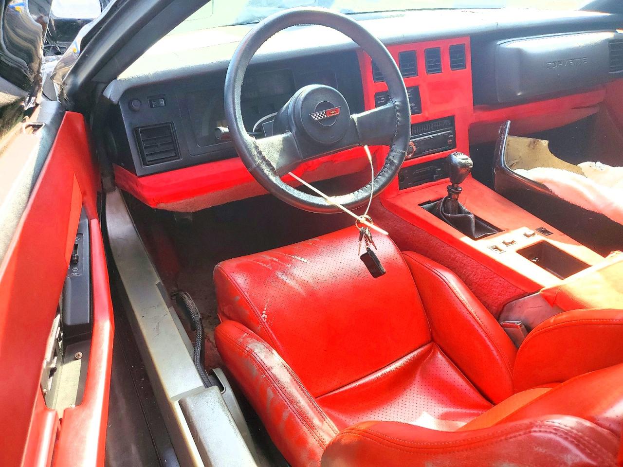 1985 Chevrolet Corvette Черный vin: 1G1YY0780F5112387