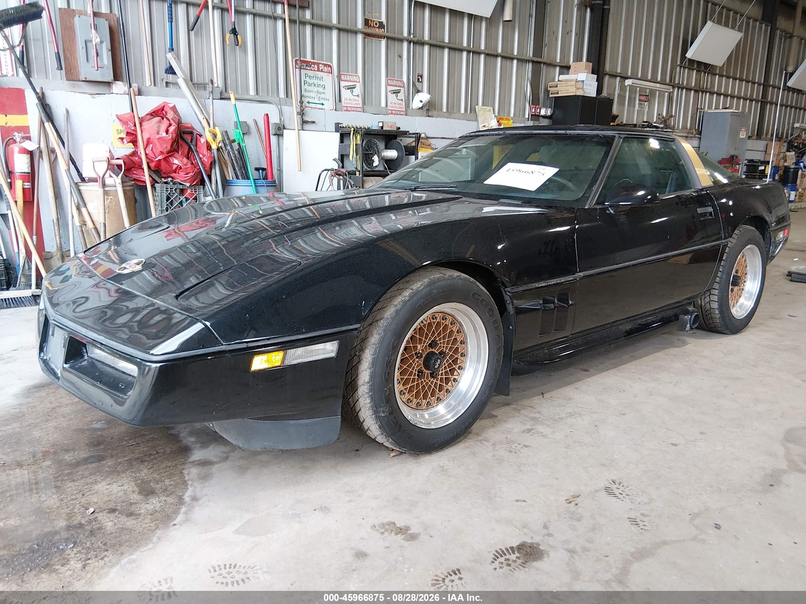 1985 Chevrolet Corvette   Black vin: 1G1YY0780F5135006