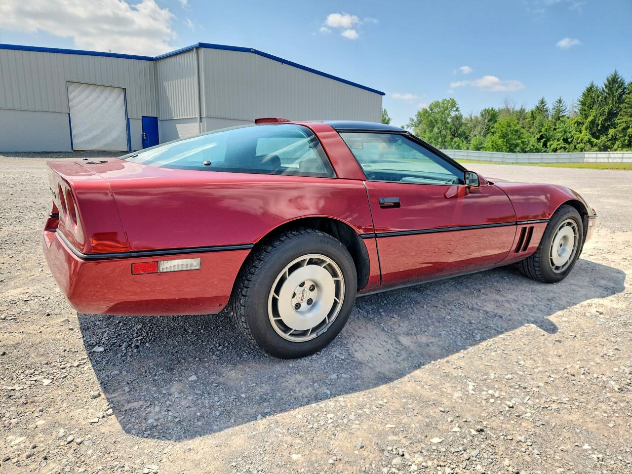 1986 Chevrolet Corvette Red vin: 1G1YY0780G5117199