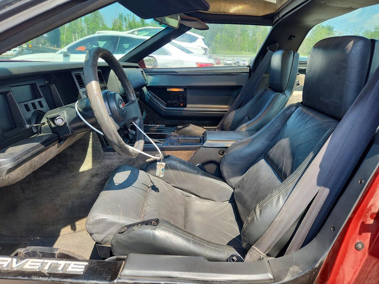 1986 Chevrolet Corvette Red vin: 1G1YY0780G5117199