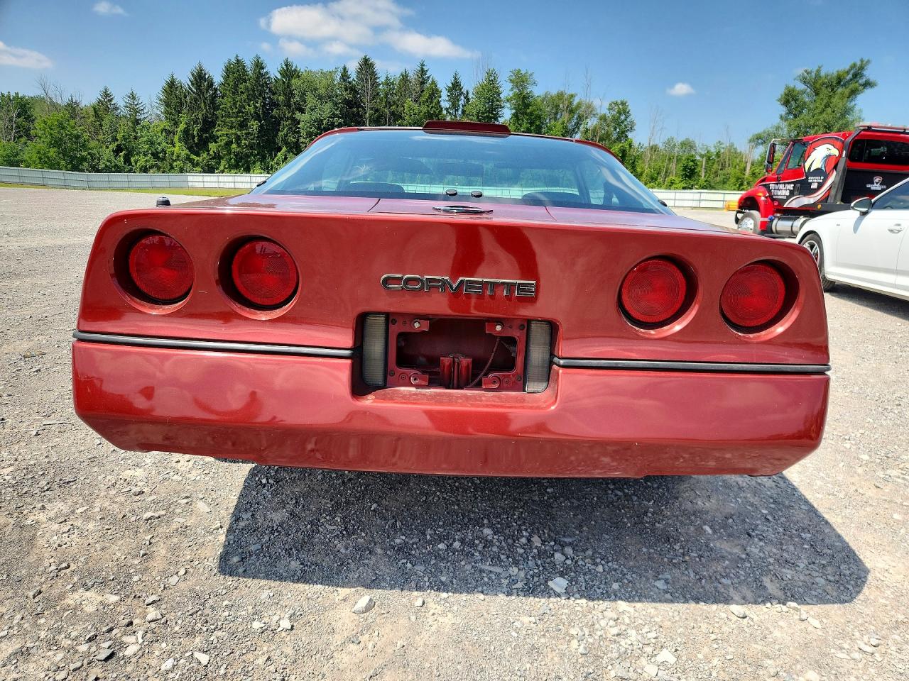 1986 Chevrolet Corvette Red vin: 1G1YY0780G5117199