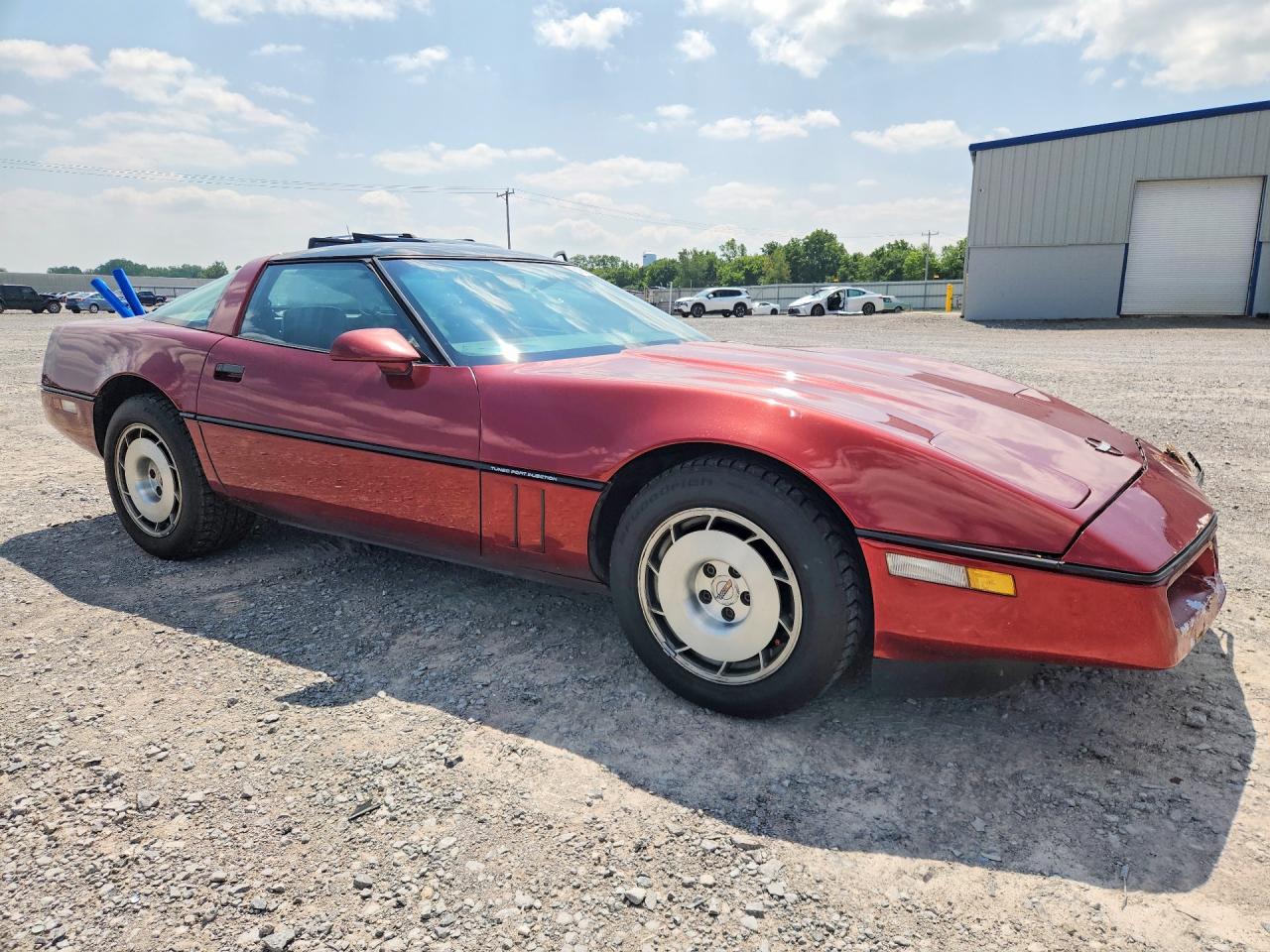 1986 Chevrolet Corvette Red vin: 1G1YY0780G5117199
