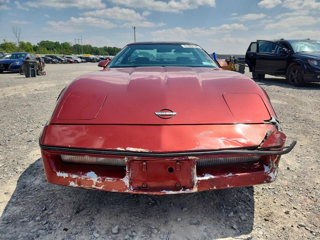 1986 Chevrolet Corvette Red vin: 1G1YY0780G5117199