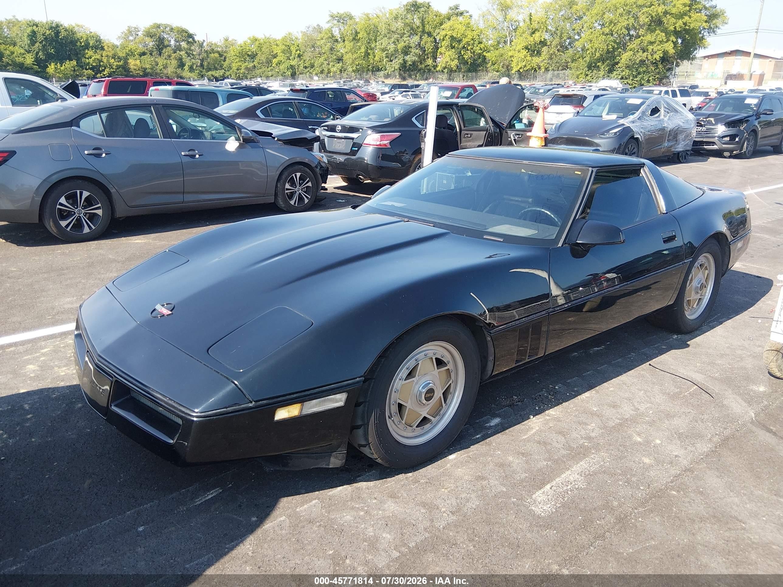 1986 Chevrolet Corvette   Black vin: 1G1YY0781G5120063