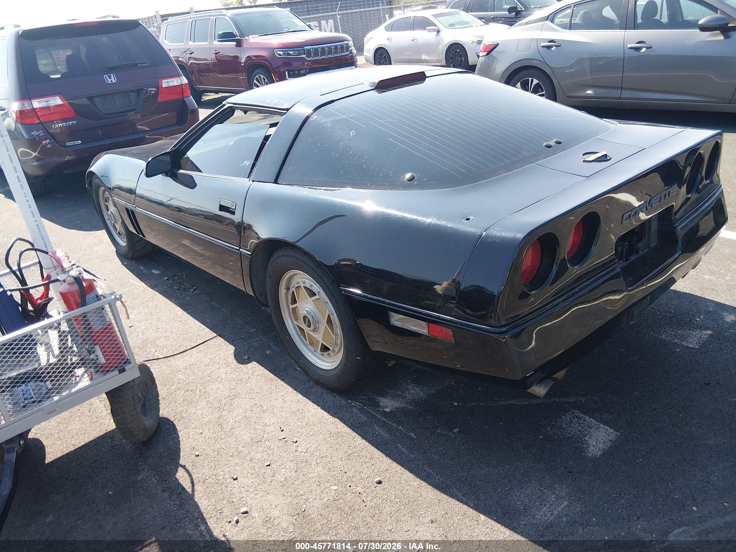 1986 Chevrolet Corvette   Black vin: 1G1YY0781G5120063