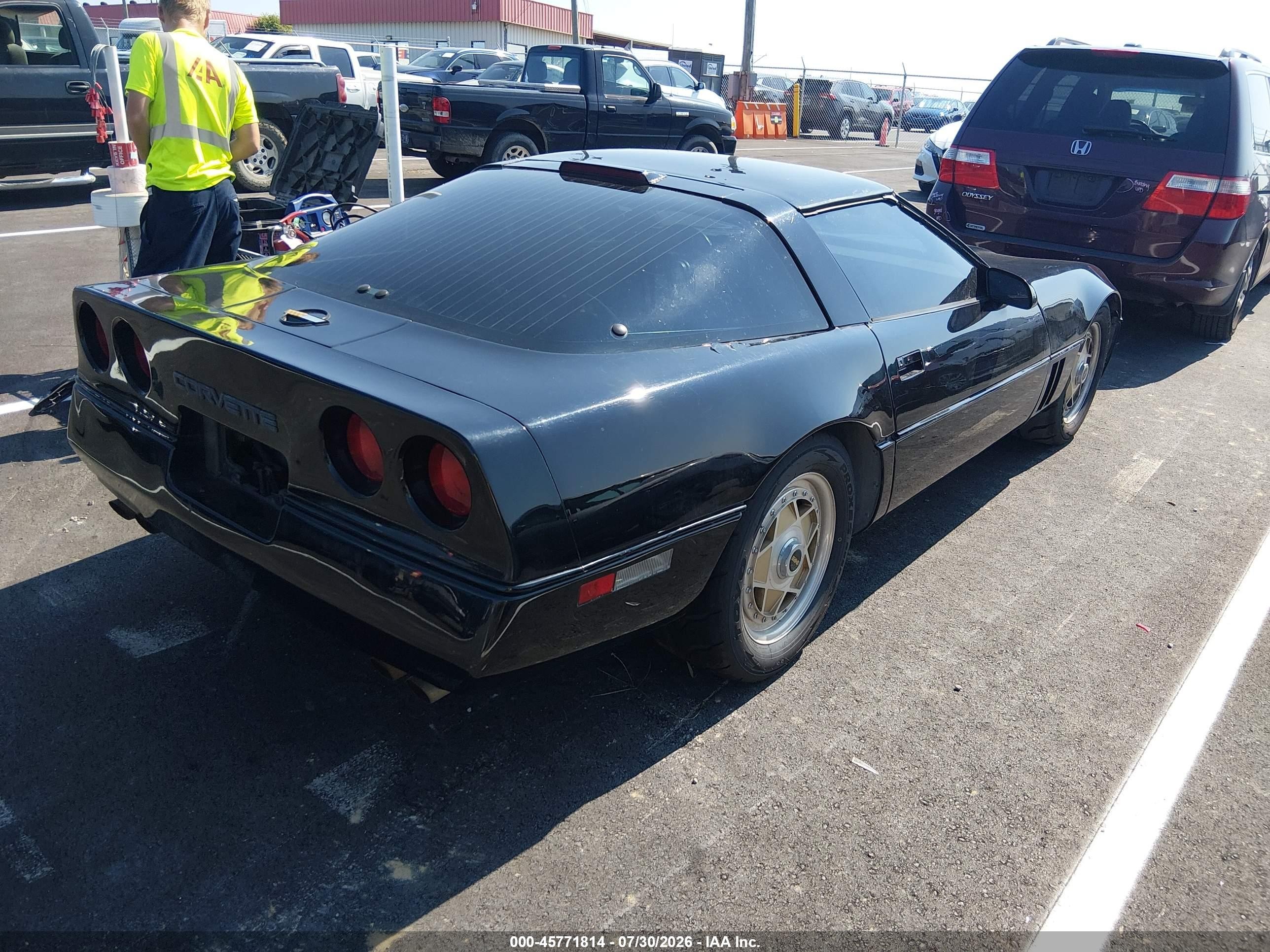 1986 Chevrolet Corvette   Black vin: 1G1YY0781G5120063