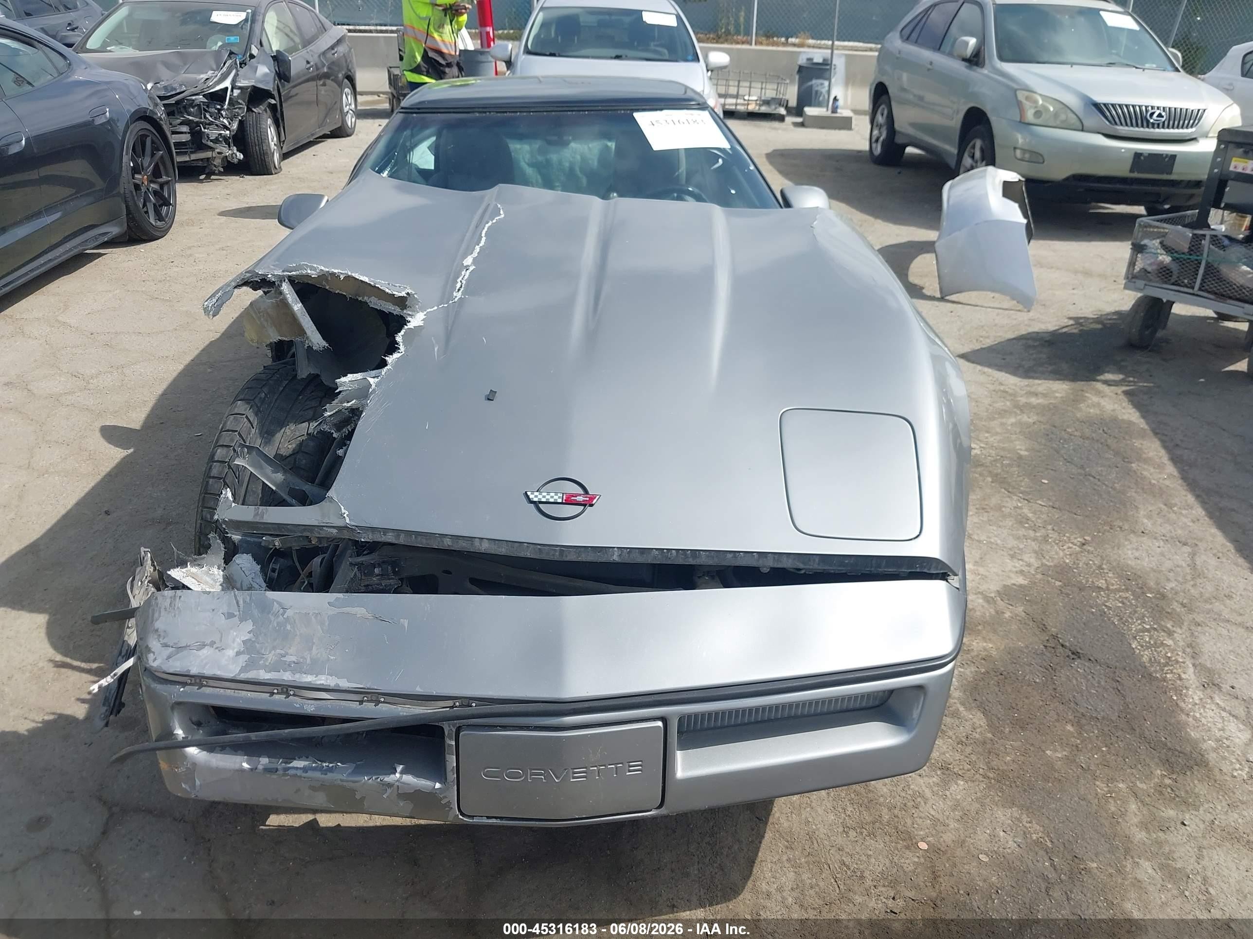 1985 Chevrolet Corvette   Gray vin: 1G1YY0783F5113968