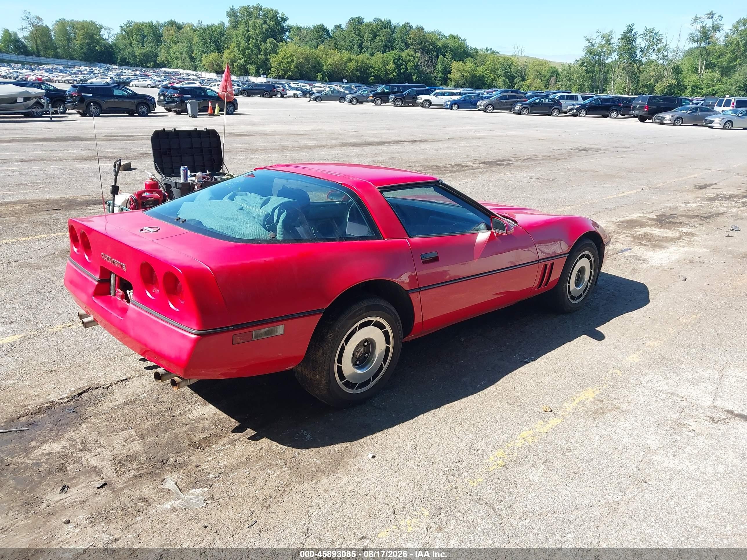 1985 Chevrolet Corvette   Red vin: 1G1YY0783F5122668