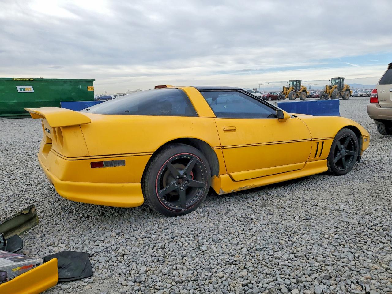 1986 Chevrolet Corvette Yellow vin: 1G1YY0783G5111493