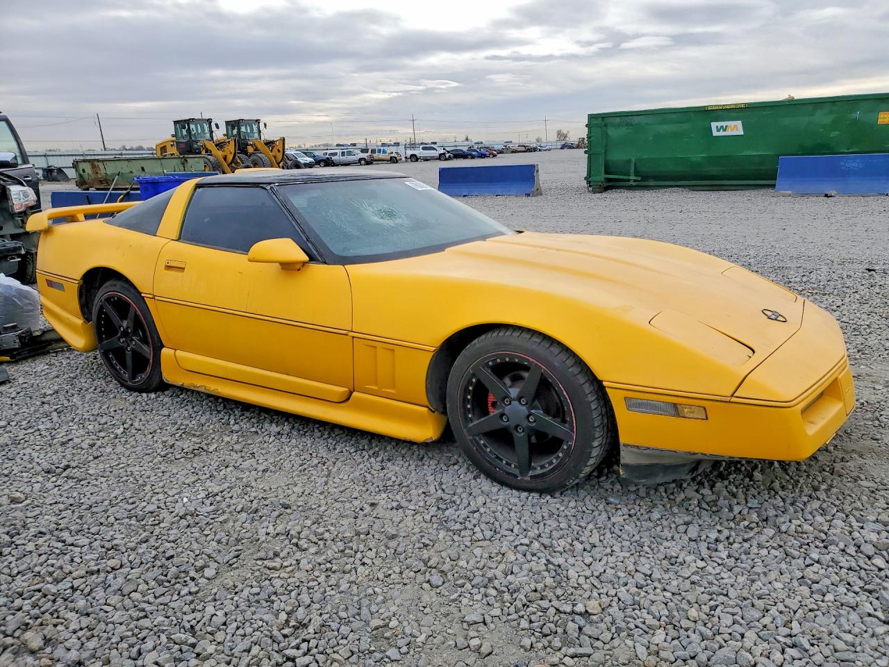 1986 Chevrolet Corvette Yellow vin: 1G1YY0783G5111493