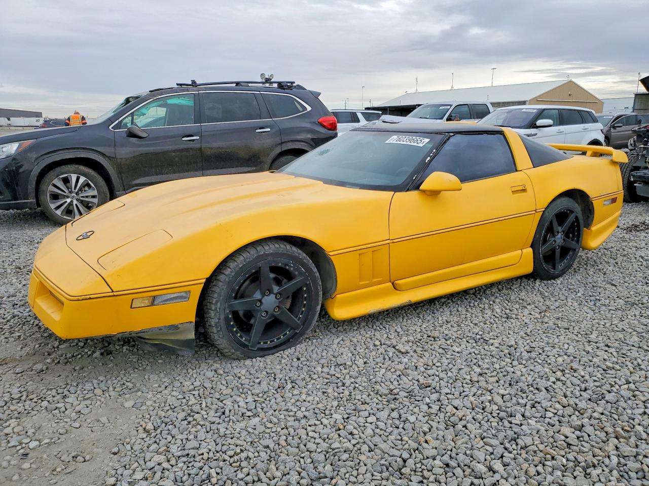 1986 Chevrolet Corvette Yellow vin: 1G1YY0783G5111493