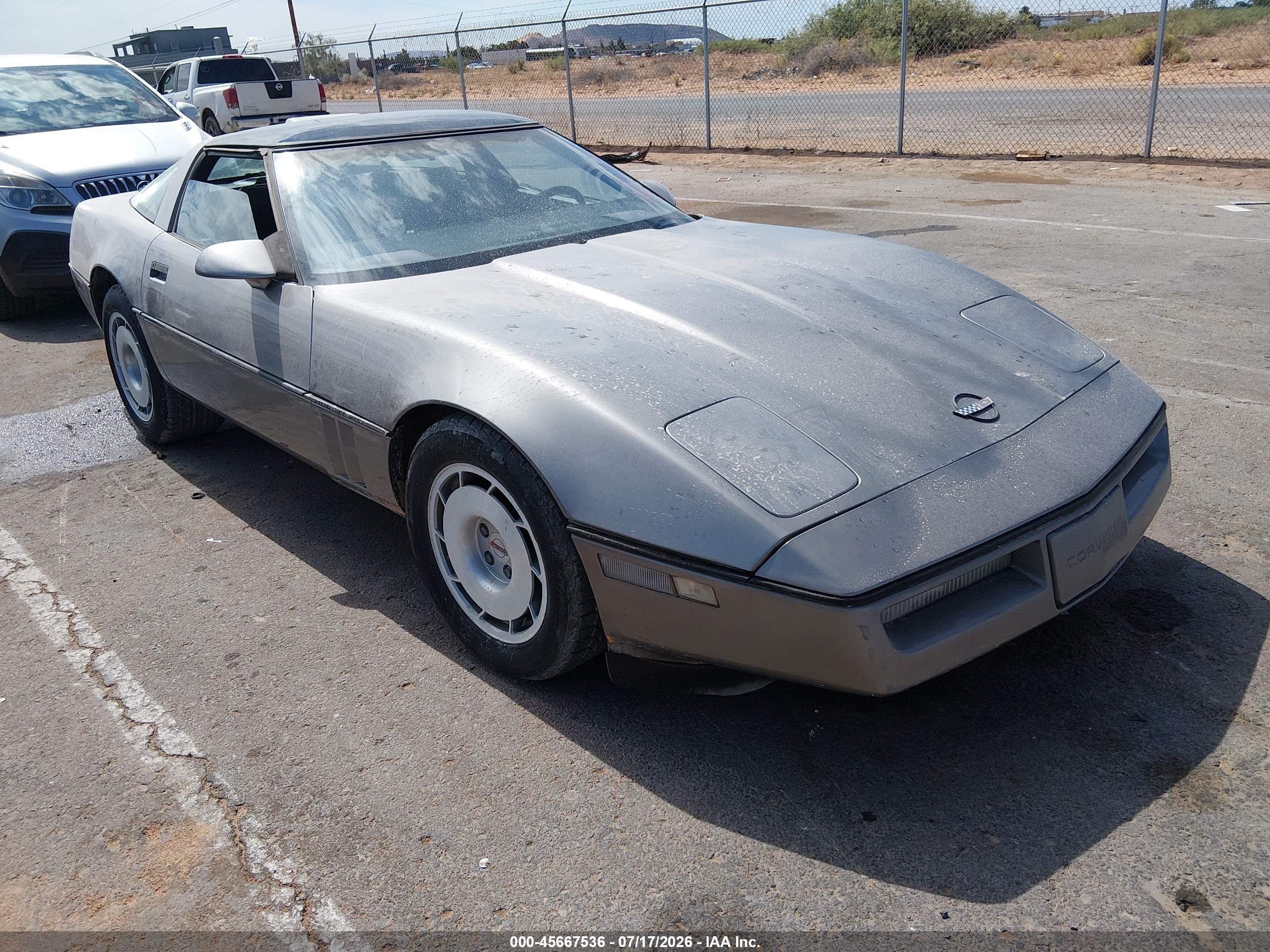 1986 Chevrolet Corvette   Silver vin: 1G1YY0784G5117366