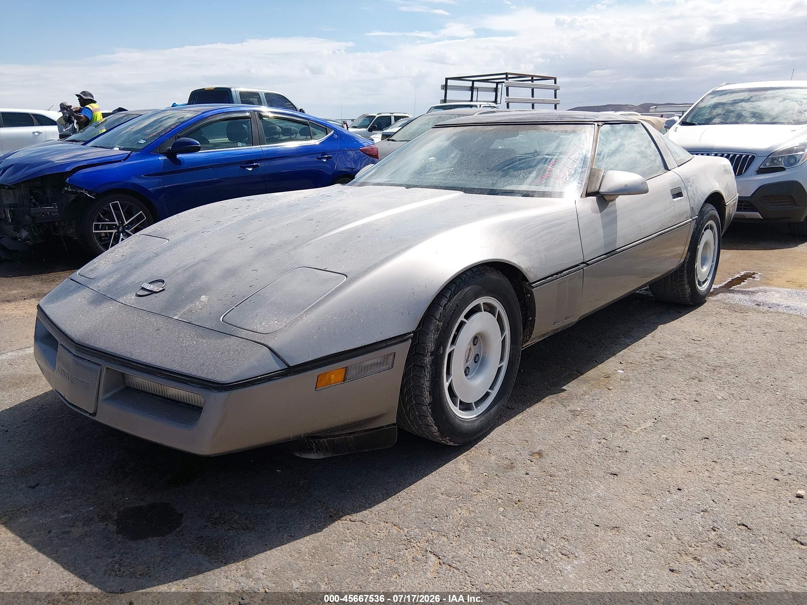 1986 Chevrolet Corvette   Silver vin: 1G1YY0784G5117366