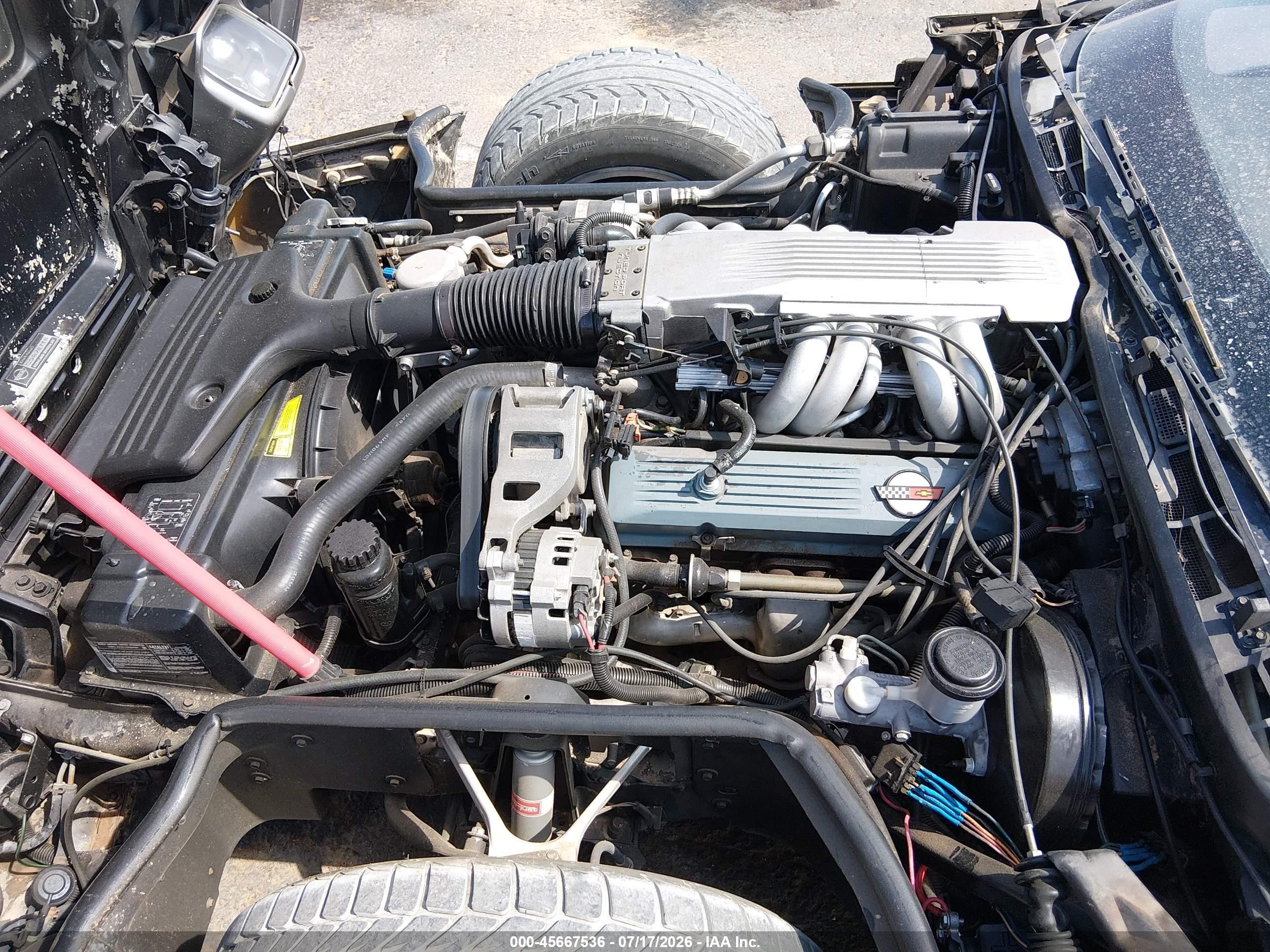 1986 Chevrolet Corvette   Silver vin: 1G1YY0784G5117366