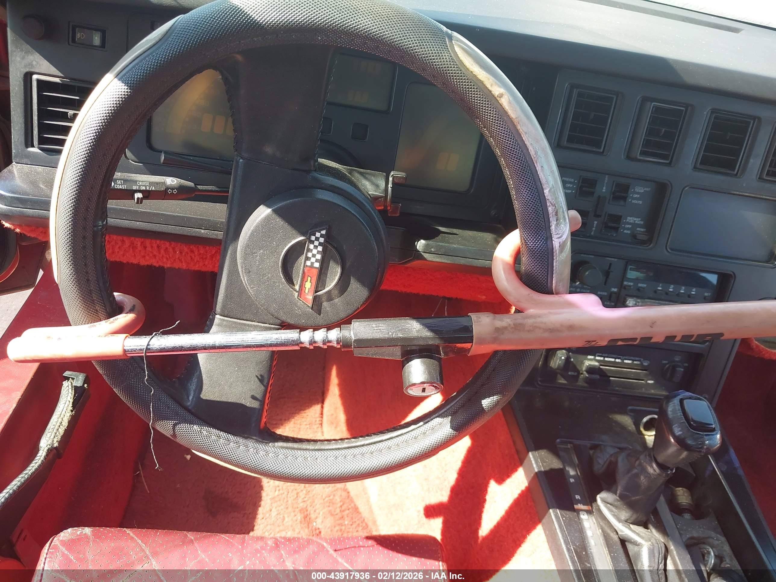 1985 Chevrolet Corvette   Red vin: 1G1YY0787F5126447