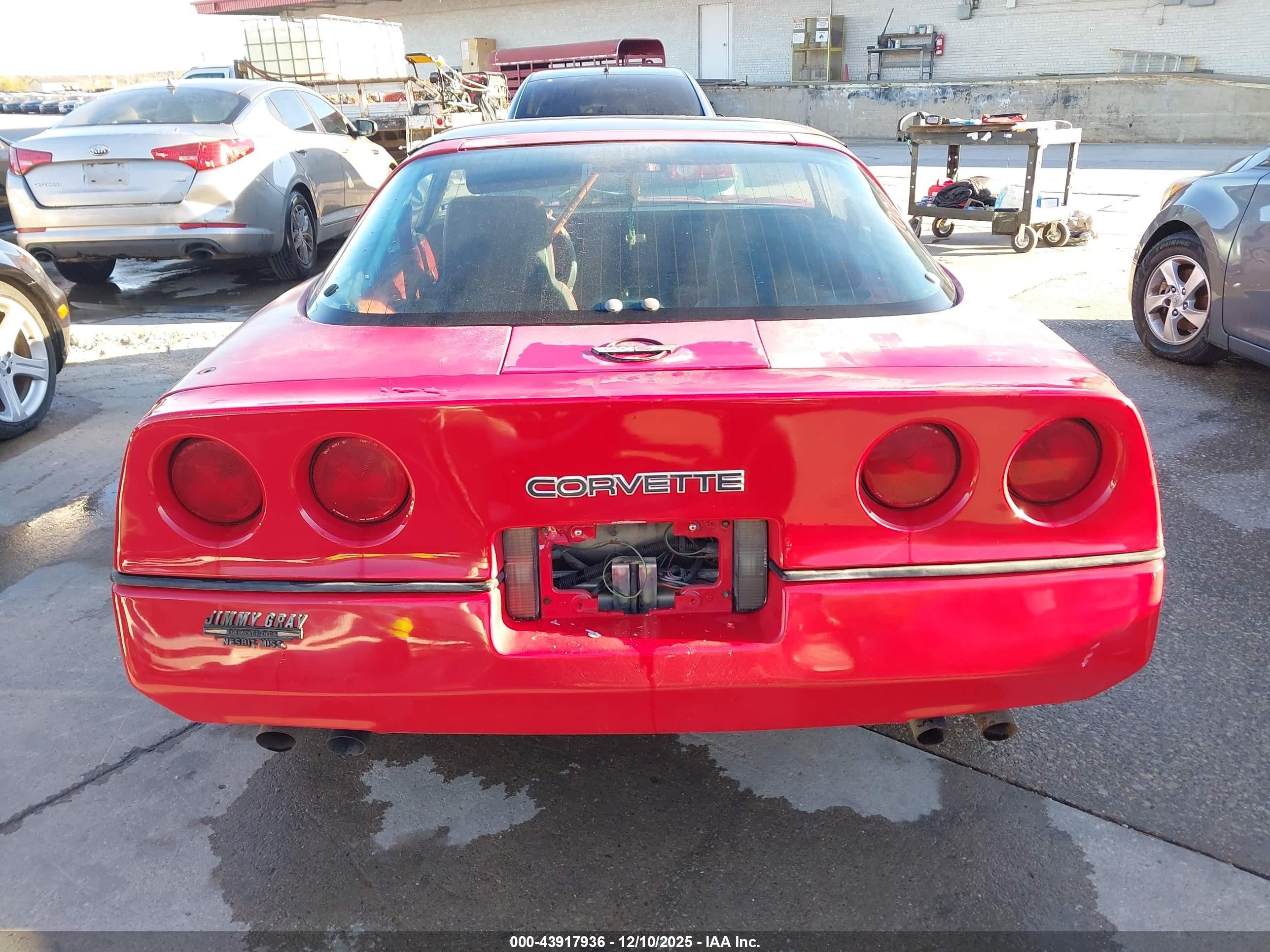 1985 Chevrolet Corvette   Red vin: 1G1YY0787F5126447