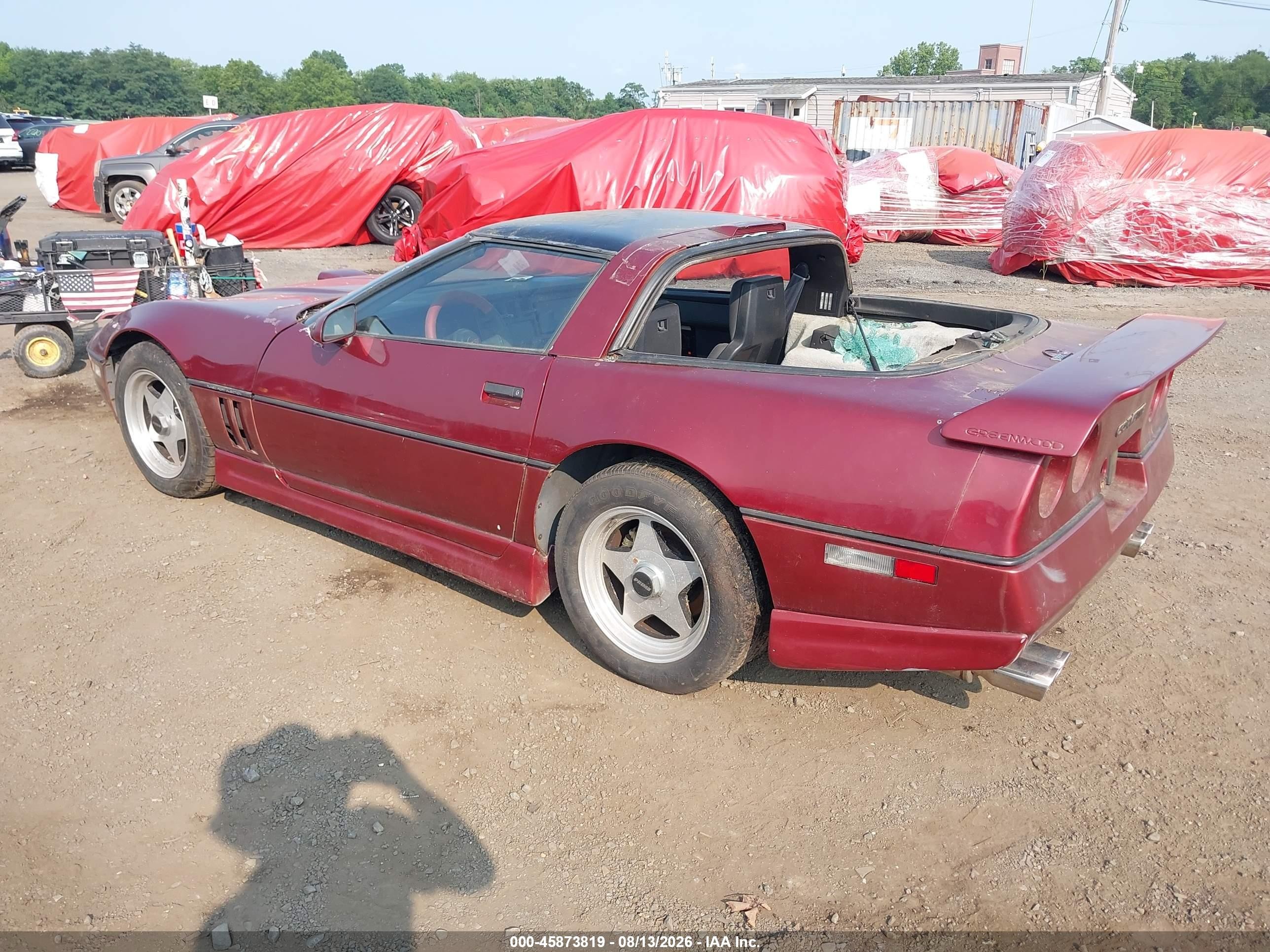 1986 Chevrolet Corvette   Red vin: 1G1YY0787G5127678
