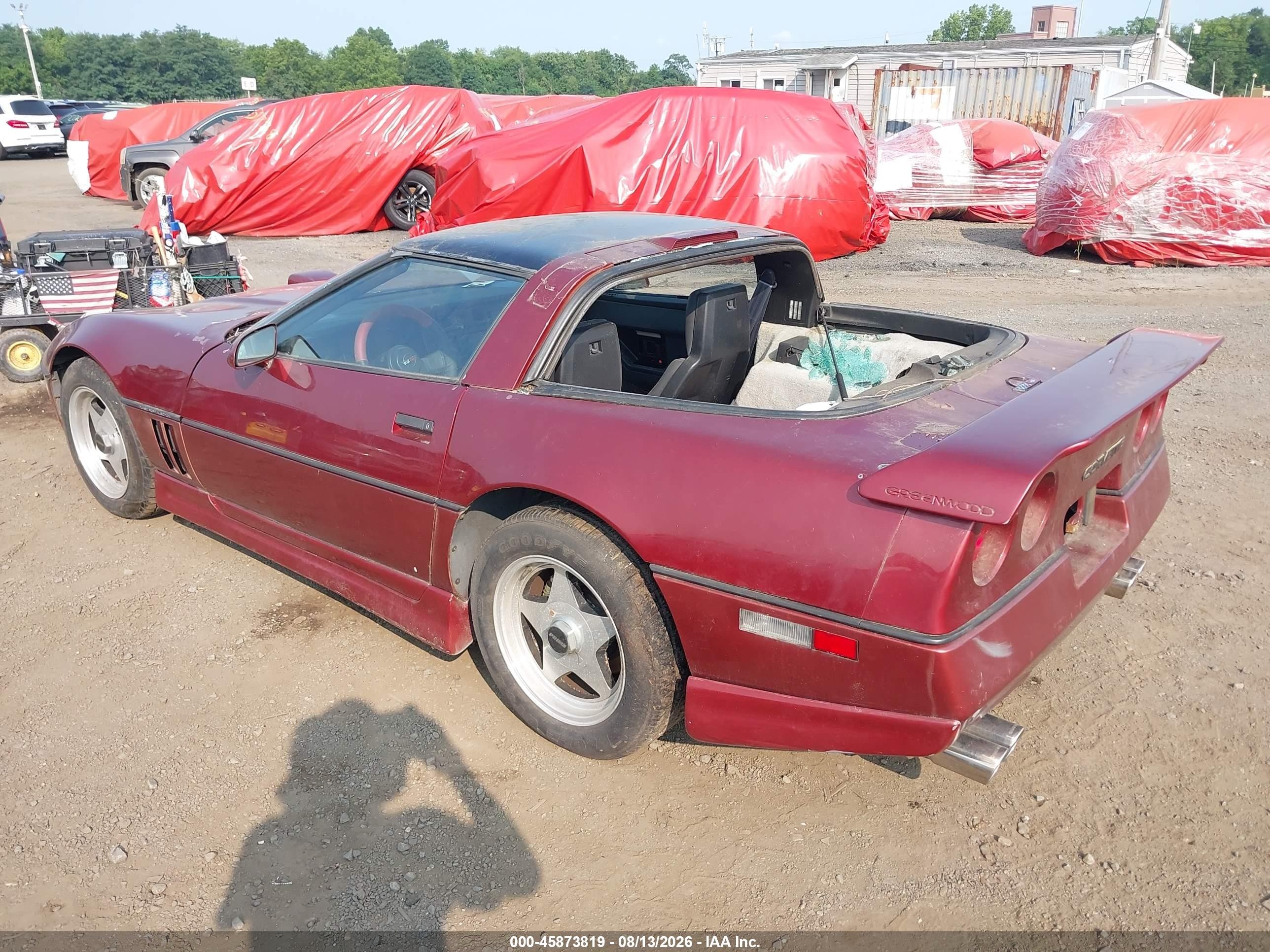 1986 Chevrolet Corvette   Red vin: 1G1YY0787G5127678
