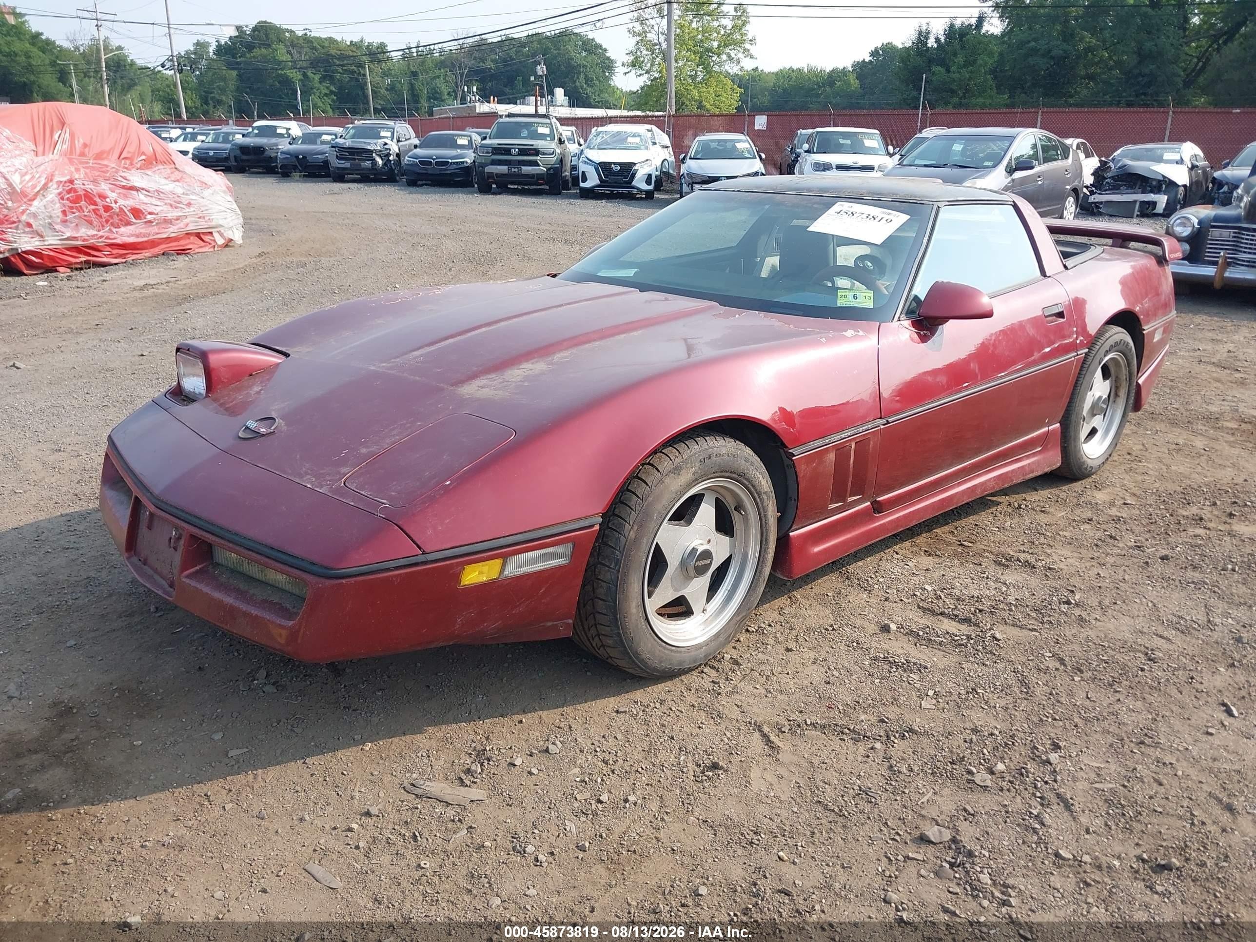 1986 Chevrolet Corvette   Red vin: 1G1YY0787G5127678