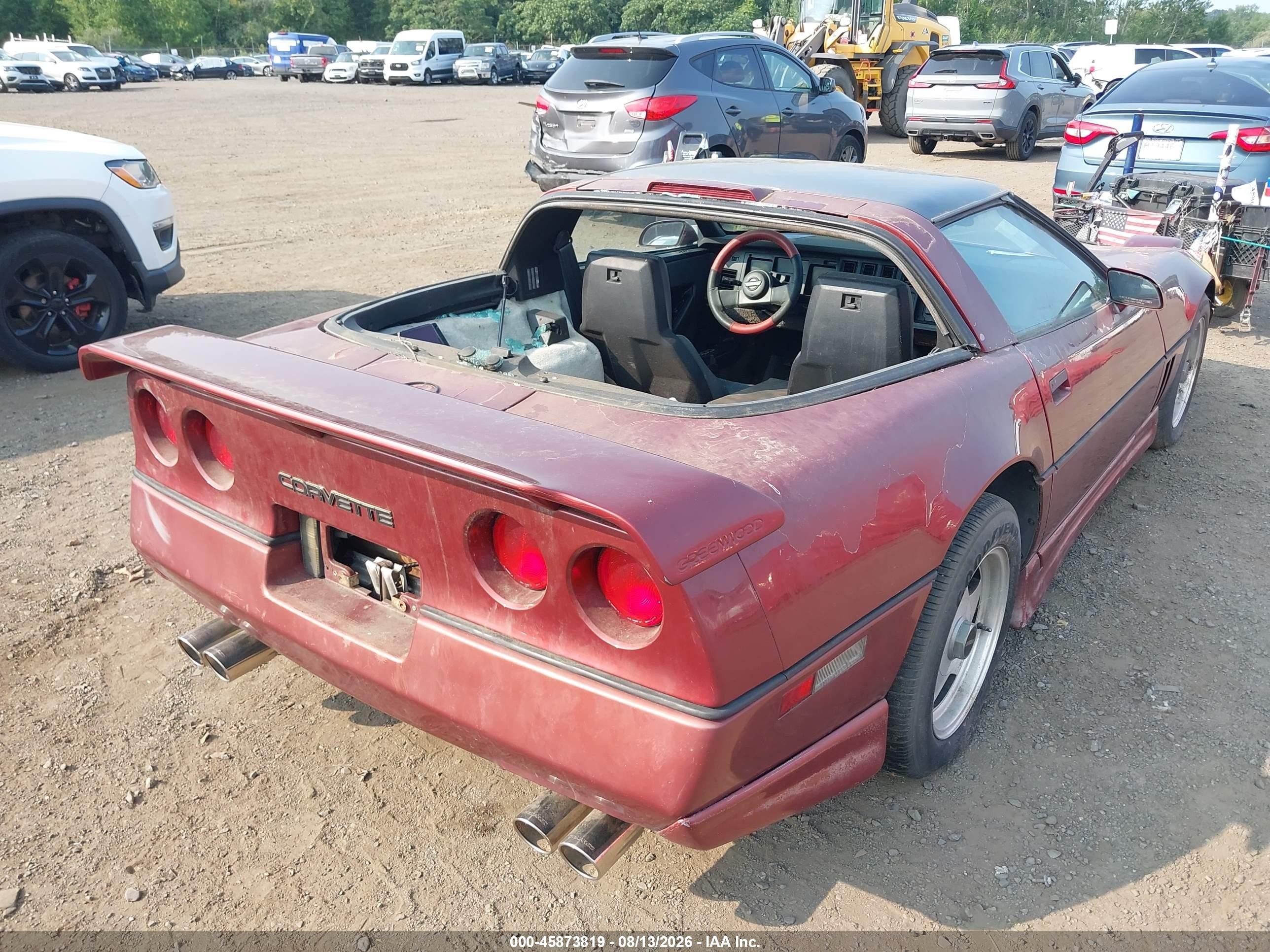 1986 Chevrolet Corvette   Red vin: 1G1YY0787G5127678