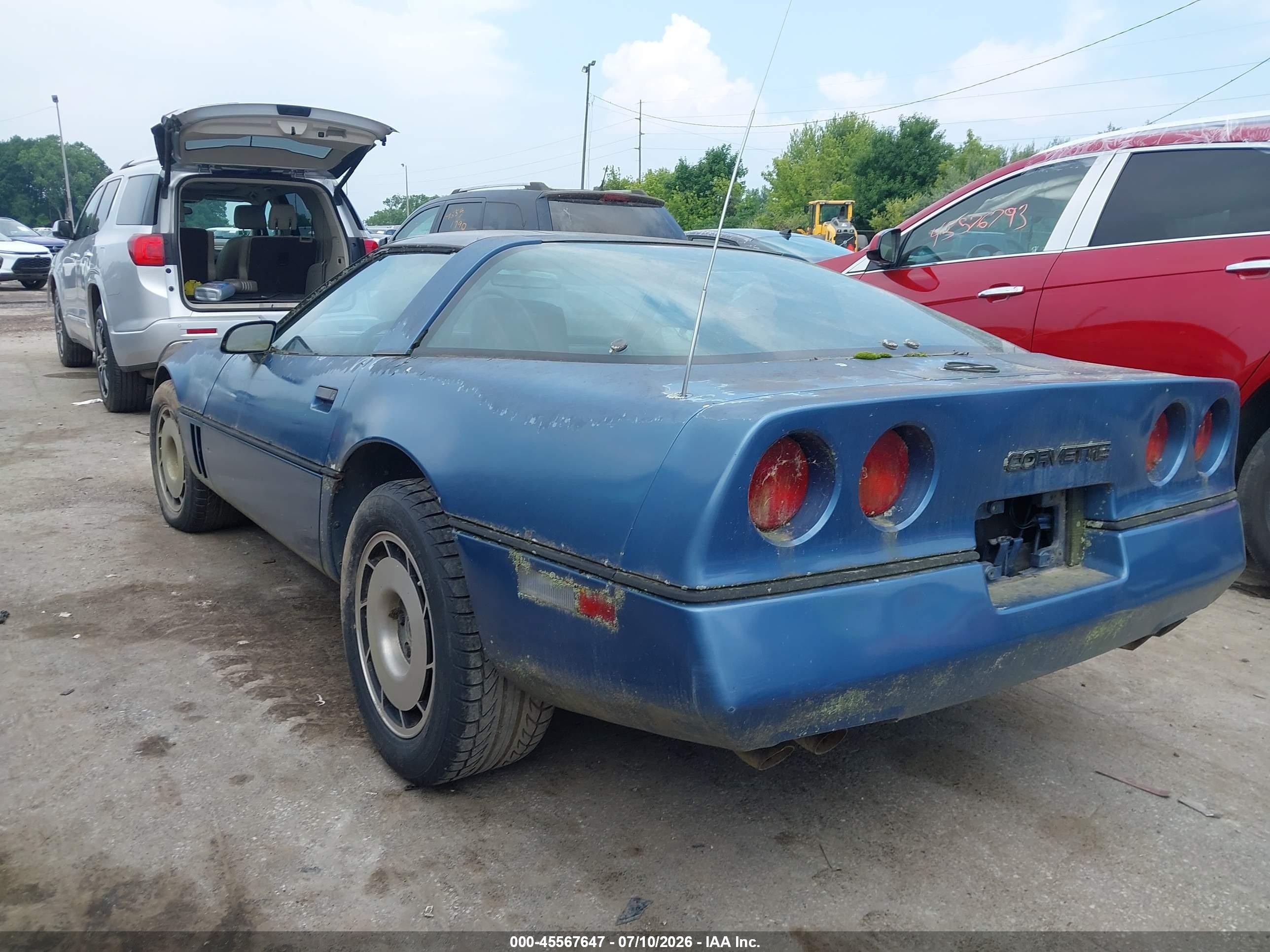 1985 Chevrolet Corvette   Blue vin: 1G1YY0788F5108054