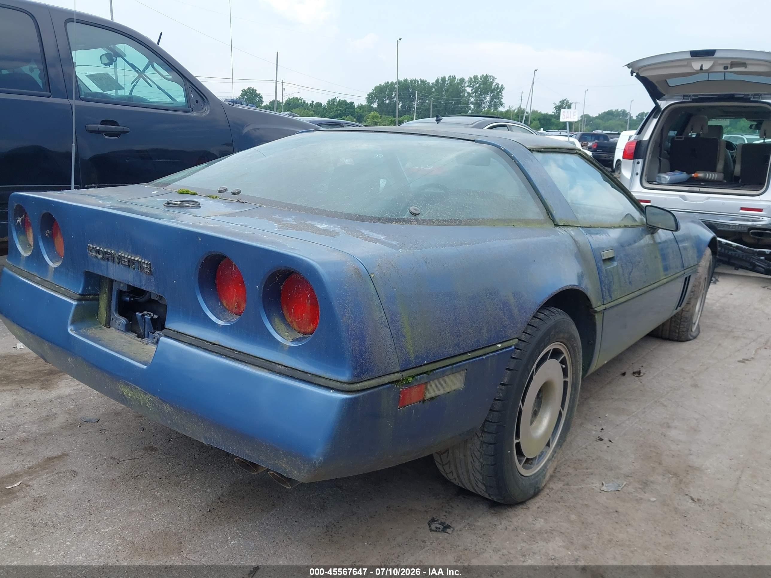 1985 Chevrolet Corvette   Blue vin: 1G1YY0788F5108054