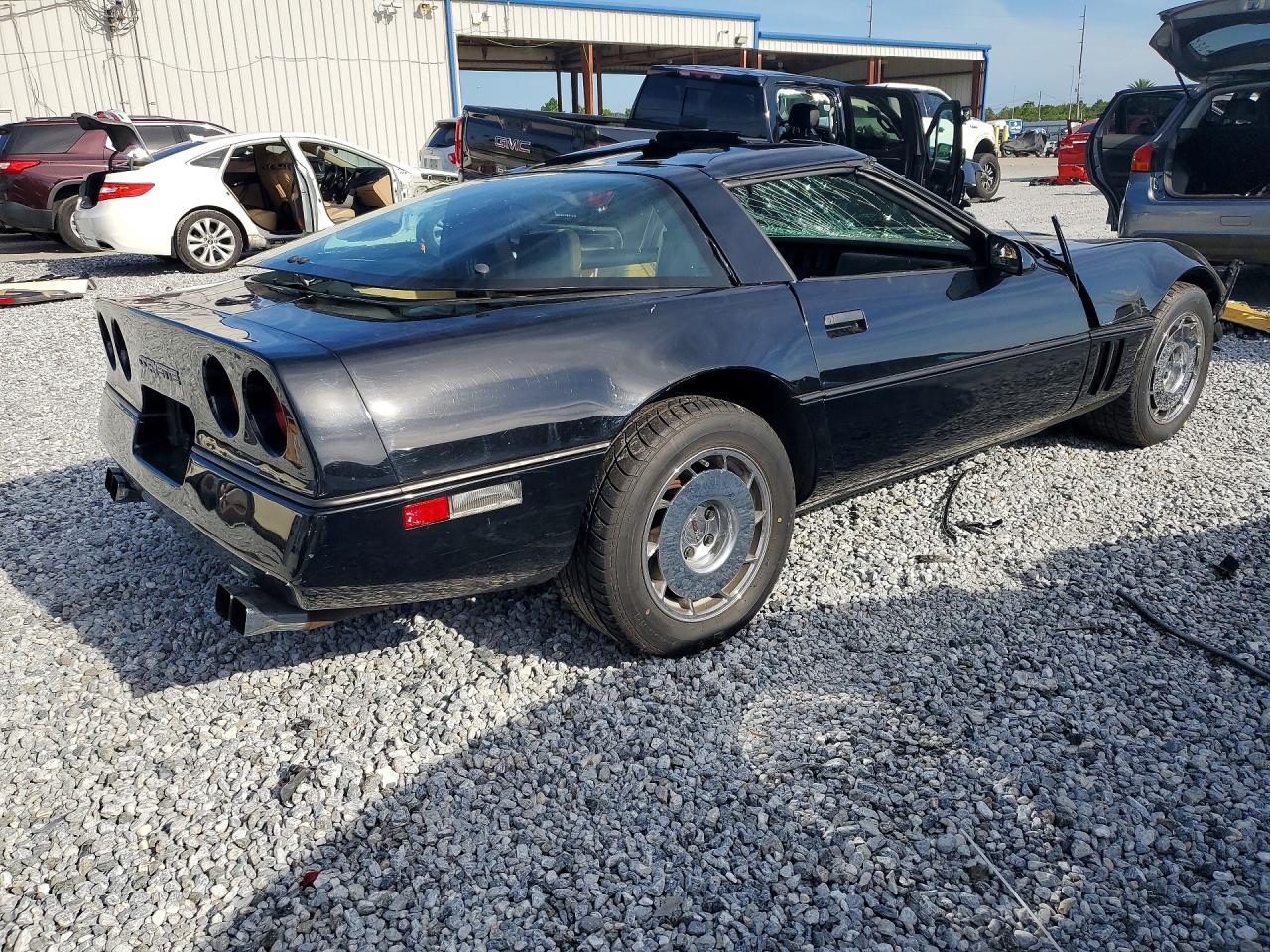 1985 Chevrolet Corvette Black vin: 1G1YY0788F5112590