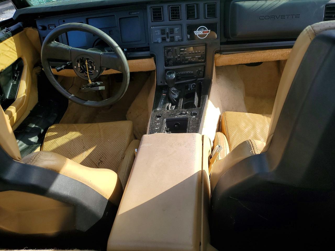 1985 Chevrolet Corvette Black vin: 1G1YY0788F5112590