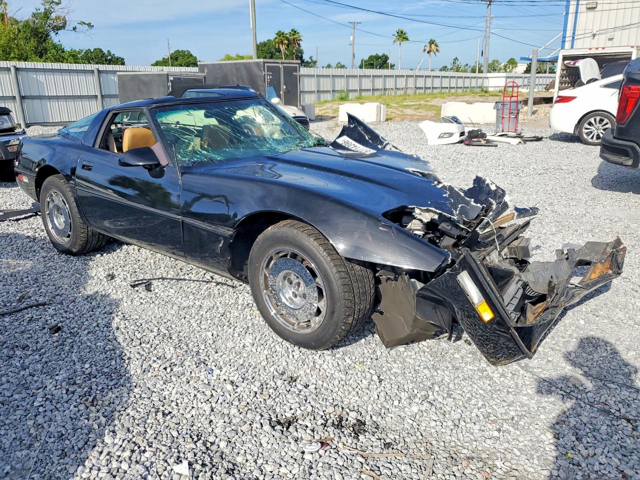 1985 Chevrolet Corvette Black vin: 1G1YY0788F5112590