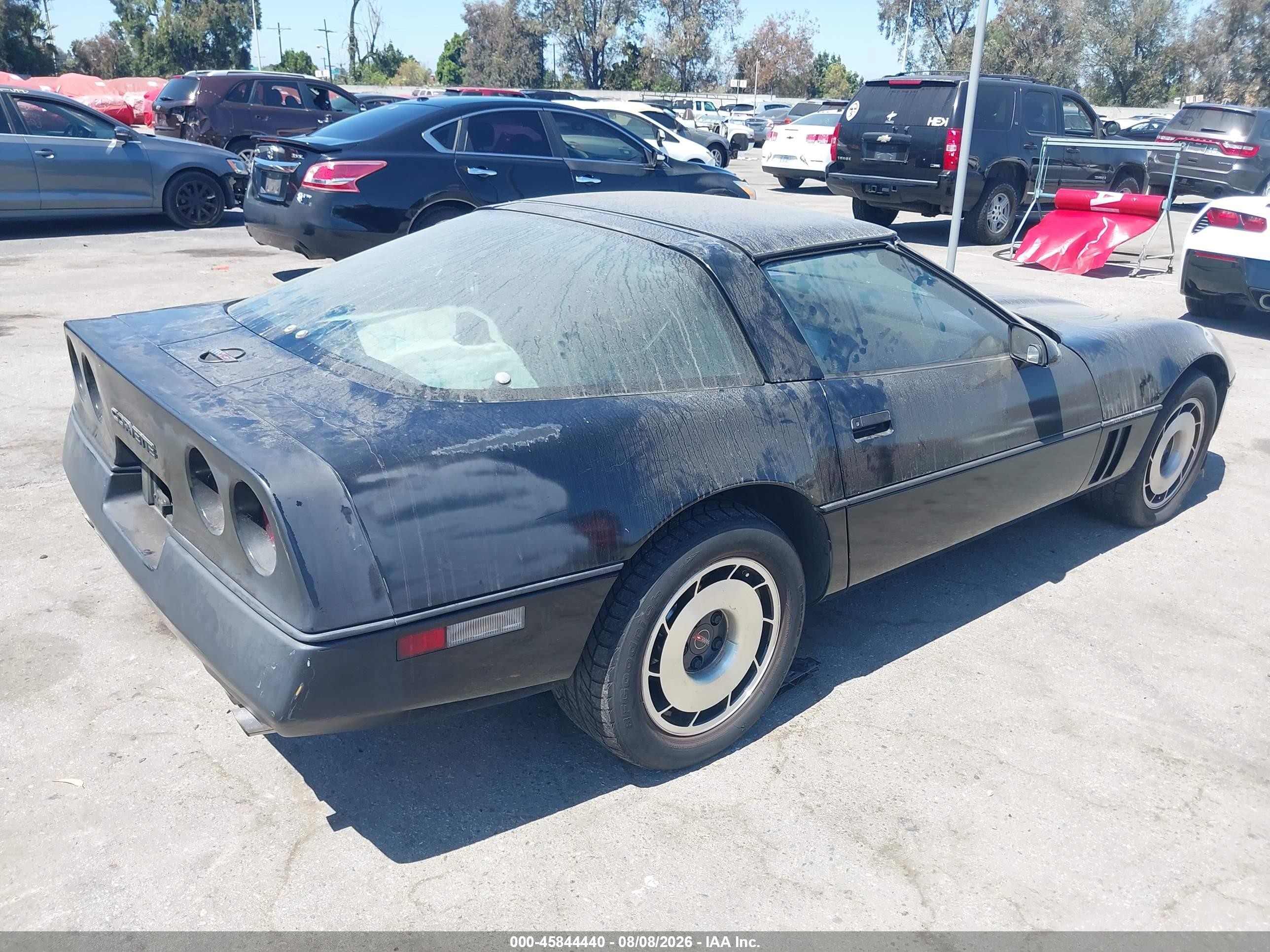 1985 Chevrolet Corvette   Black vin: 1G1YY0788F5123833