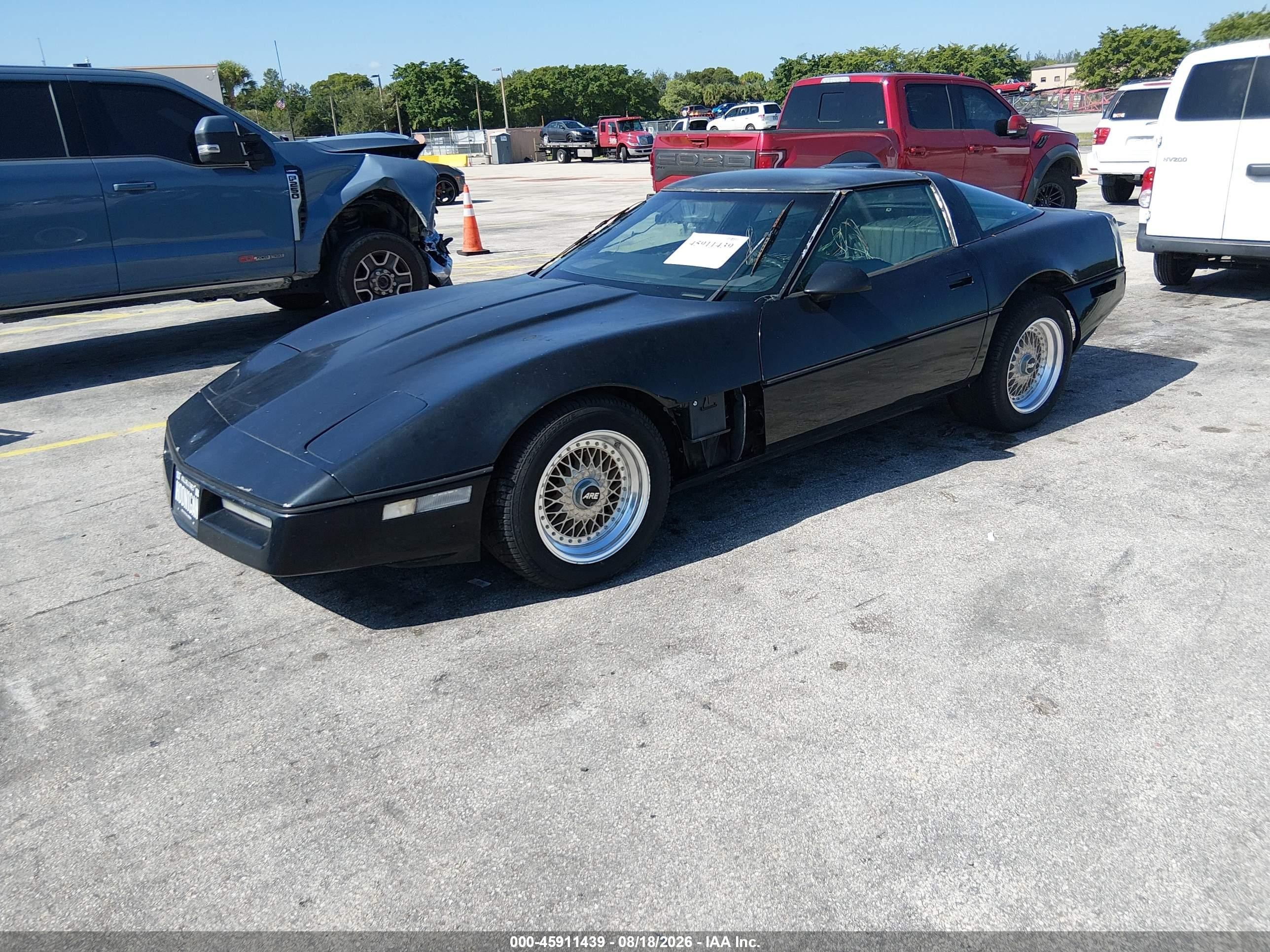 1986 Chevrolet Corvette   Black vin: 1G1YY0788G5105236