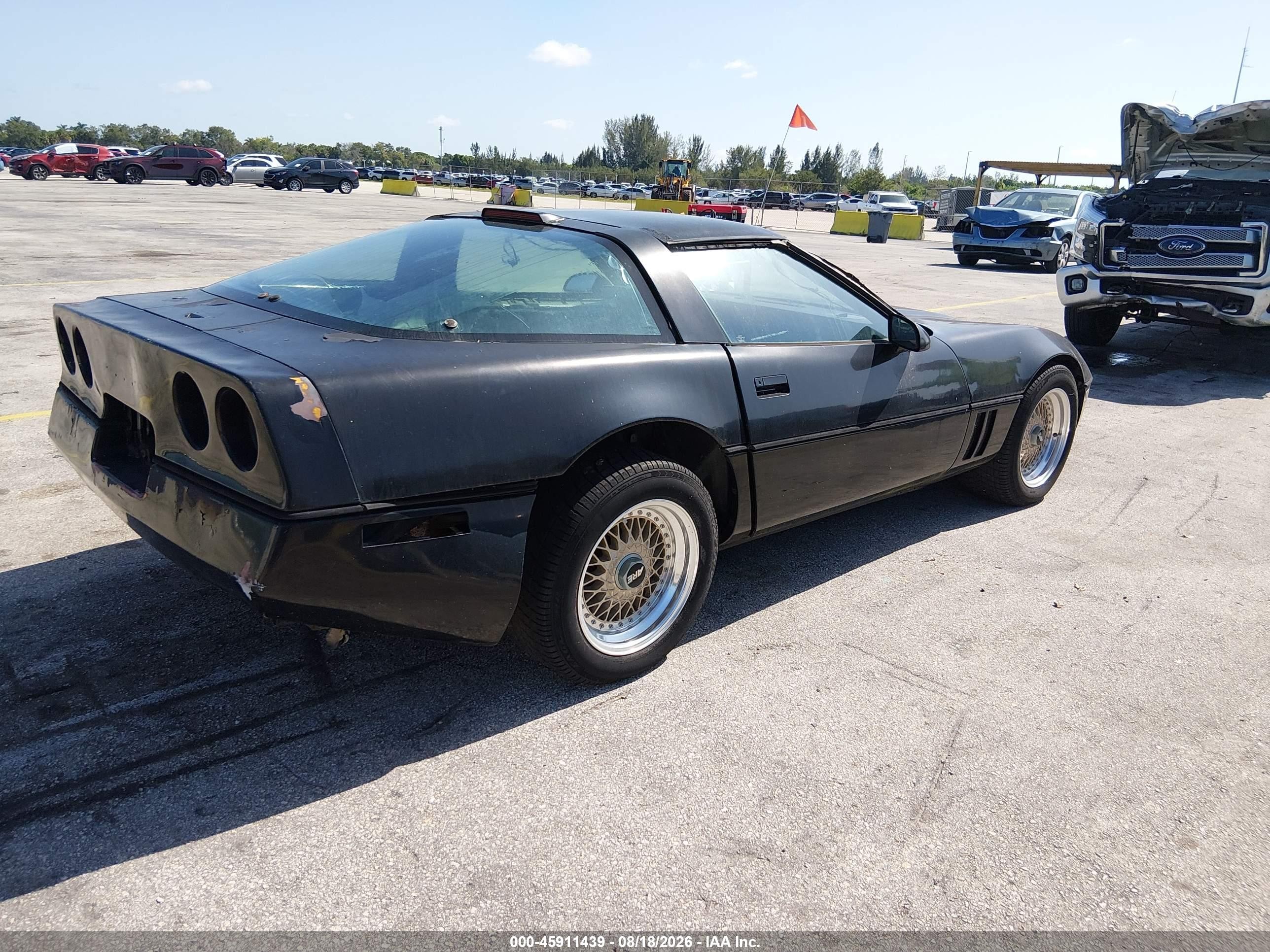 1986 Chevrolet Corvette   Black vin: 1G1YY0788G5105236