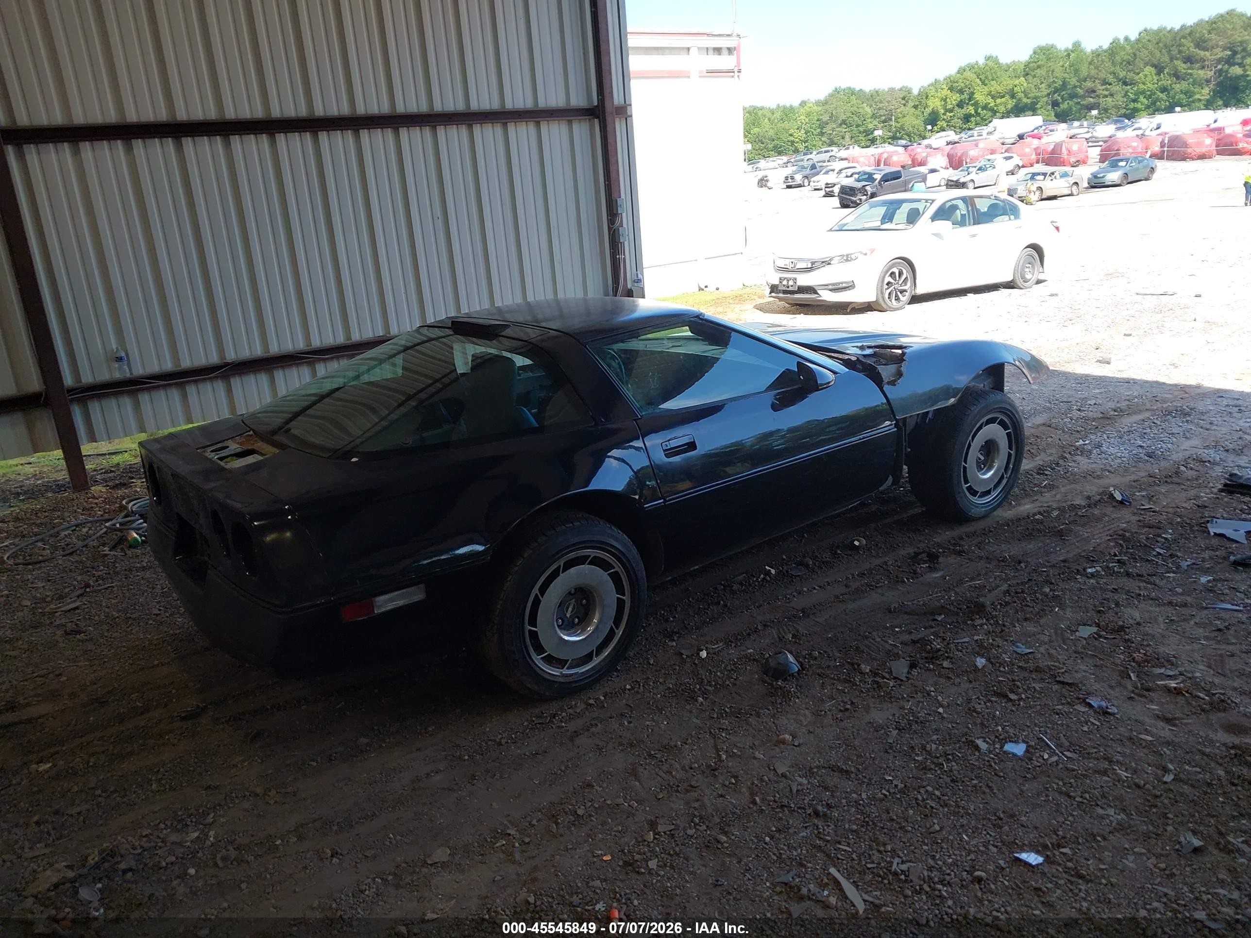 1986 Chevrolet Corvette   Black vin: 1G1YY0788G5112591