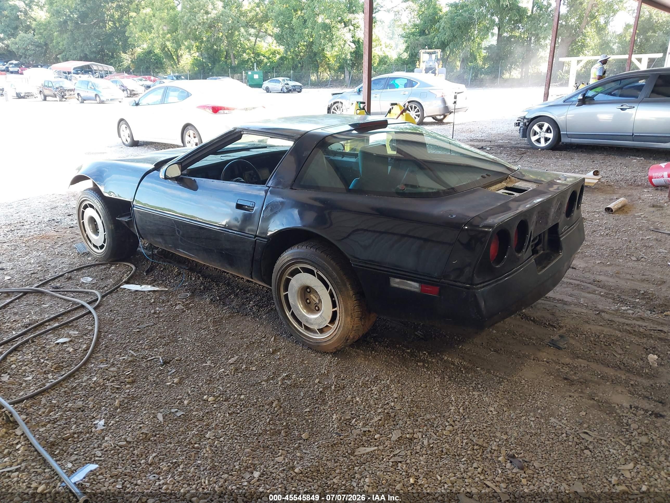 1986 Chevrolet Corvette   Black vin: 1G1YY0788G5112591