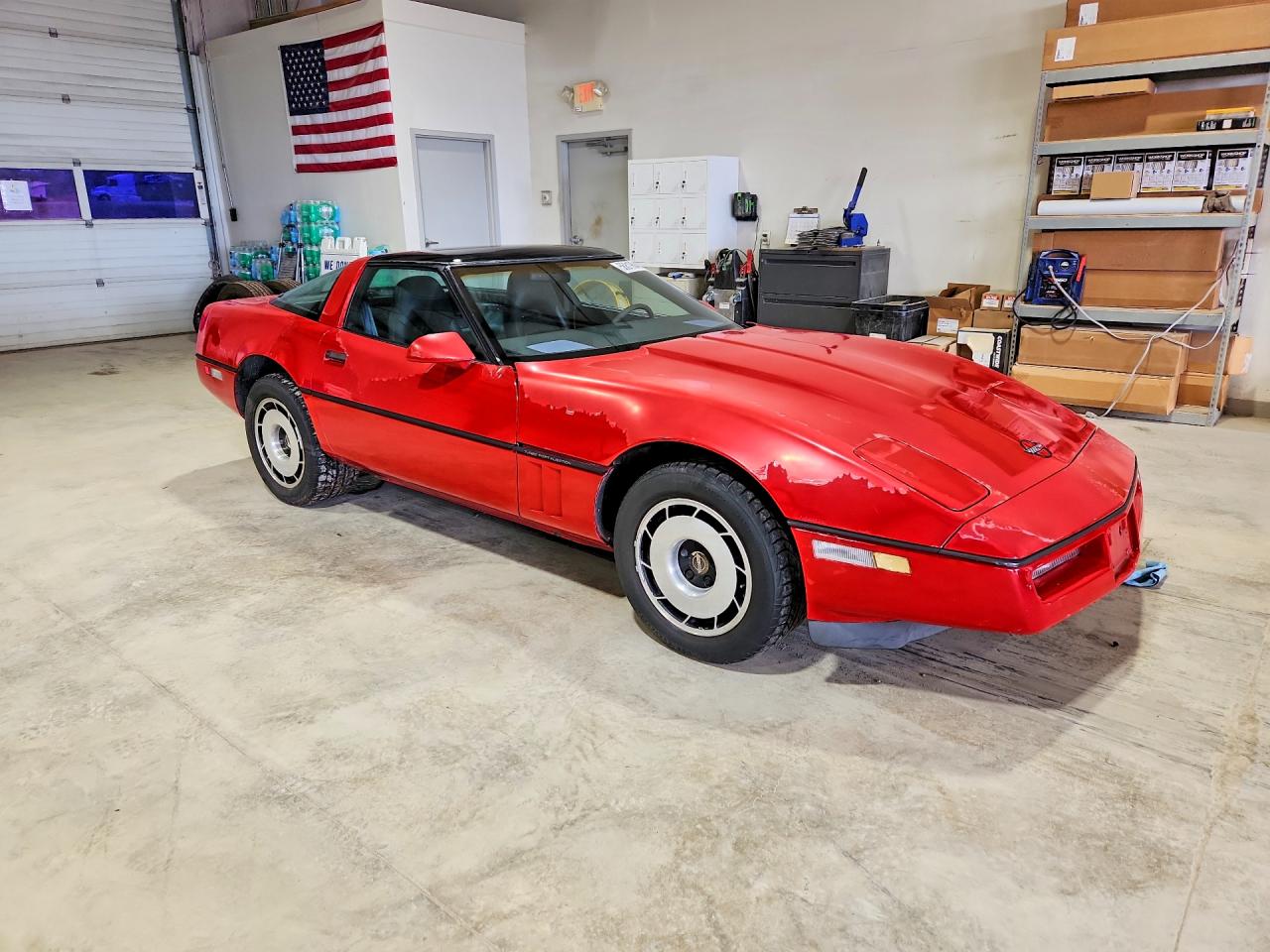 1985 Chevrolet Corvette Red vin: 1G1YY0789F5108113