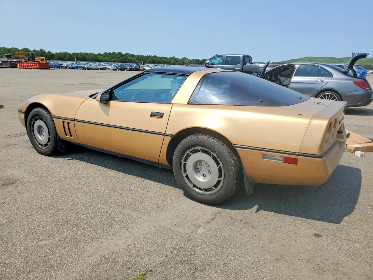 1985 Chevrolet Corvette Желто-коричневый vin: 1G1YY0789F5118138