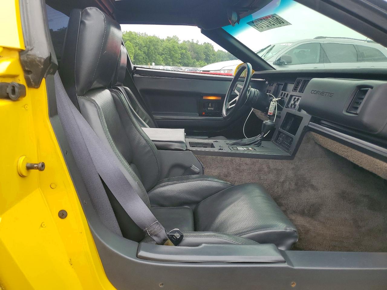 1986 Chevrolet Corvette Yellow vin: 1G1YY0789G5105049