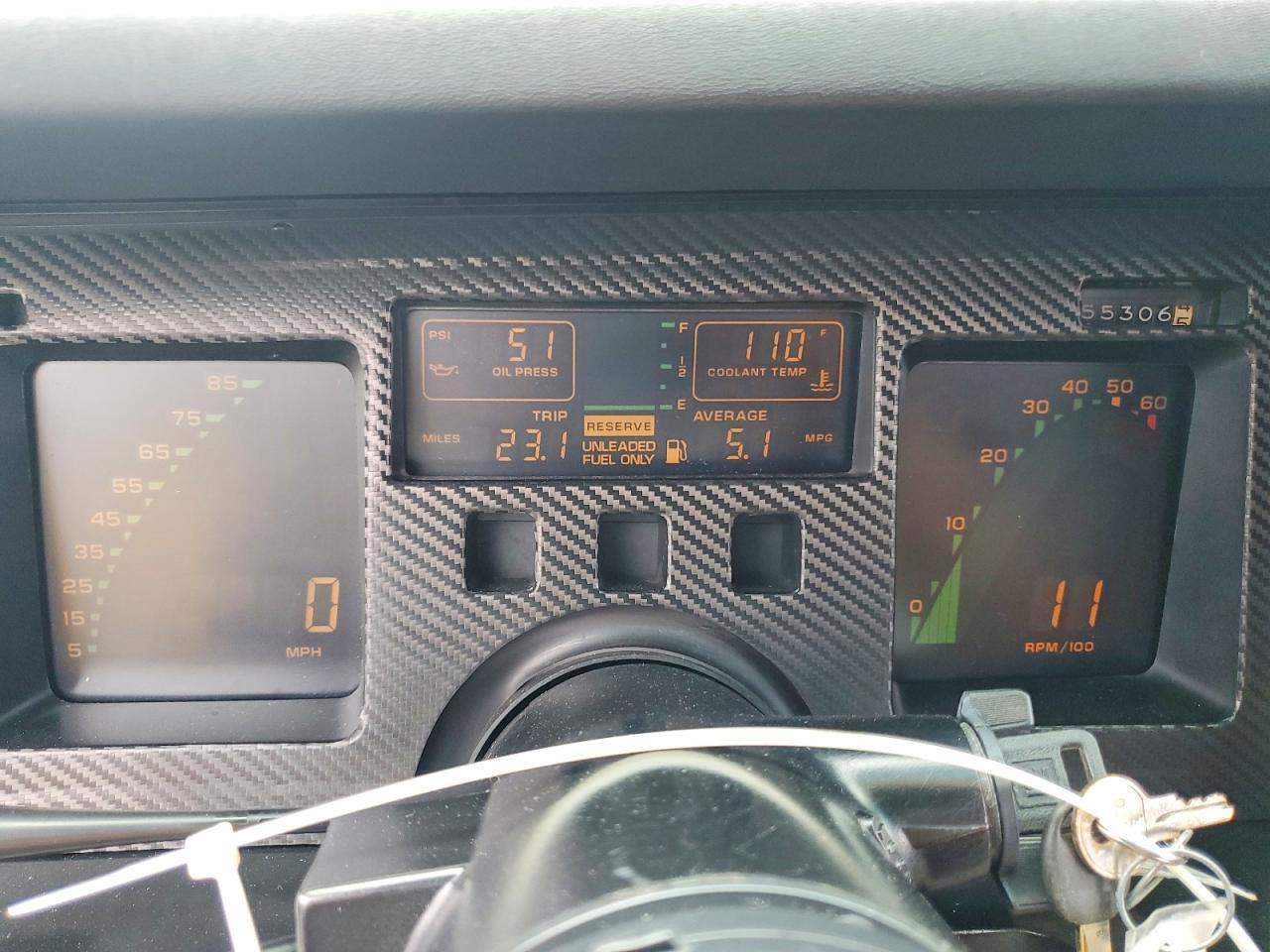 1986 Chevrolet Corvette Yellow vin: 1G1YY0789G5105049