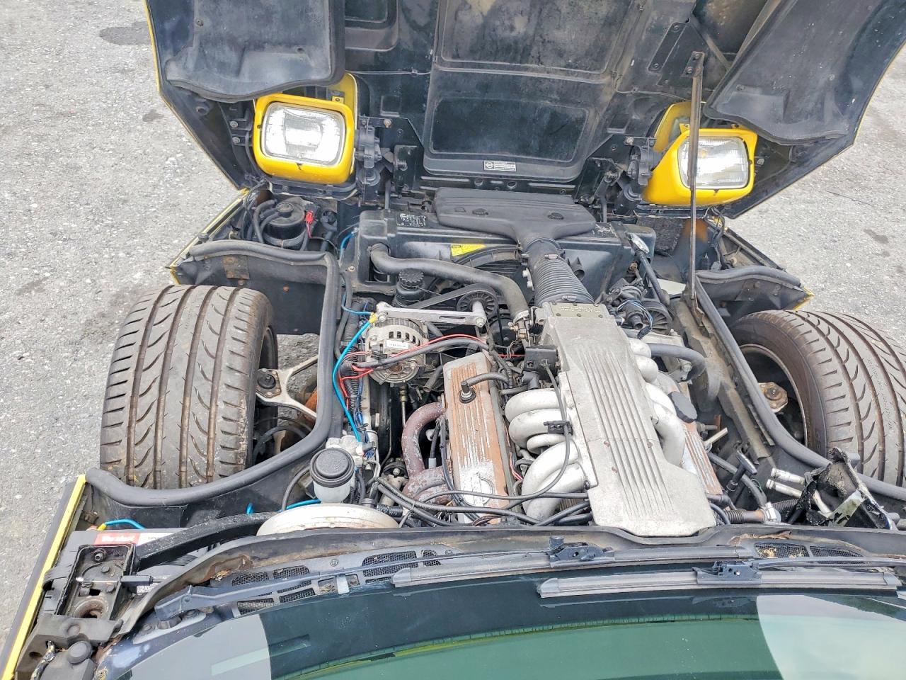 1986 Chevrolet Corvette Yellow vin: 1G1YY0789G5105049