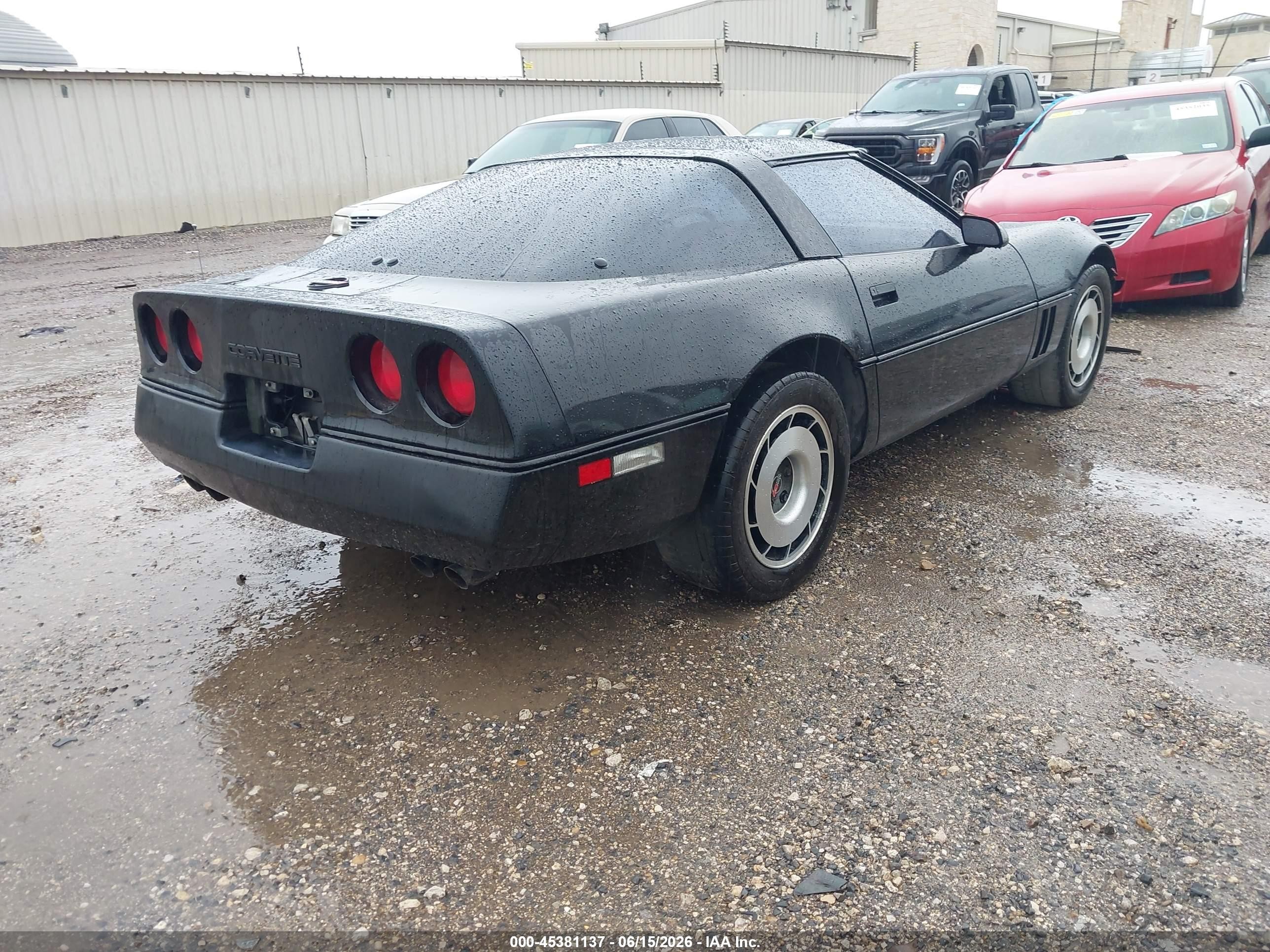 1985 Chevrolet Corvette   Black vin: 1G1YY078XF5123820